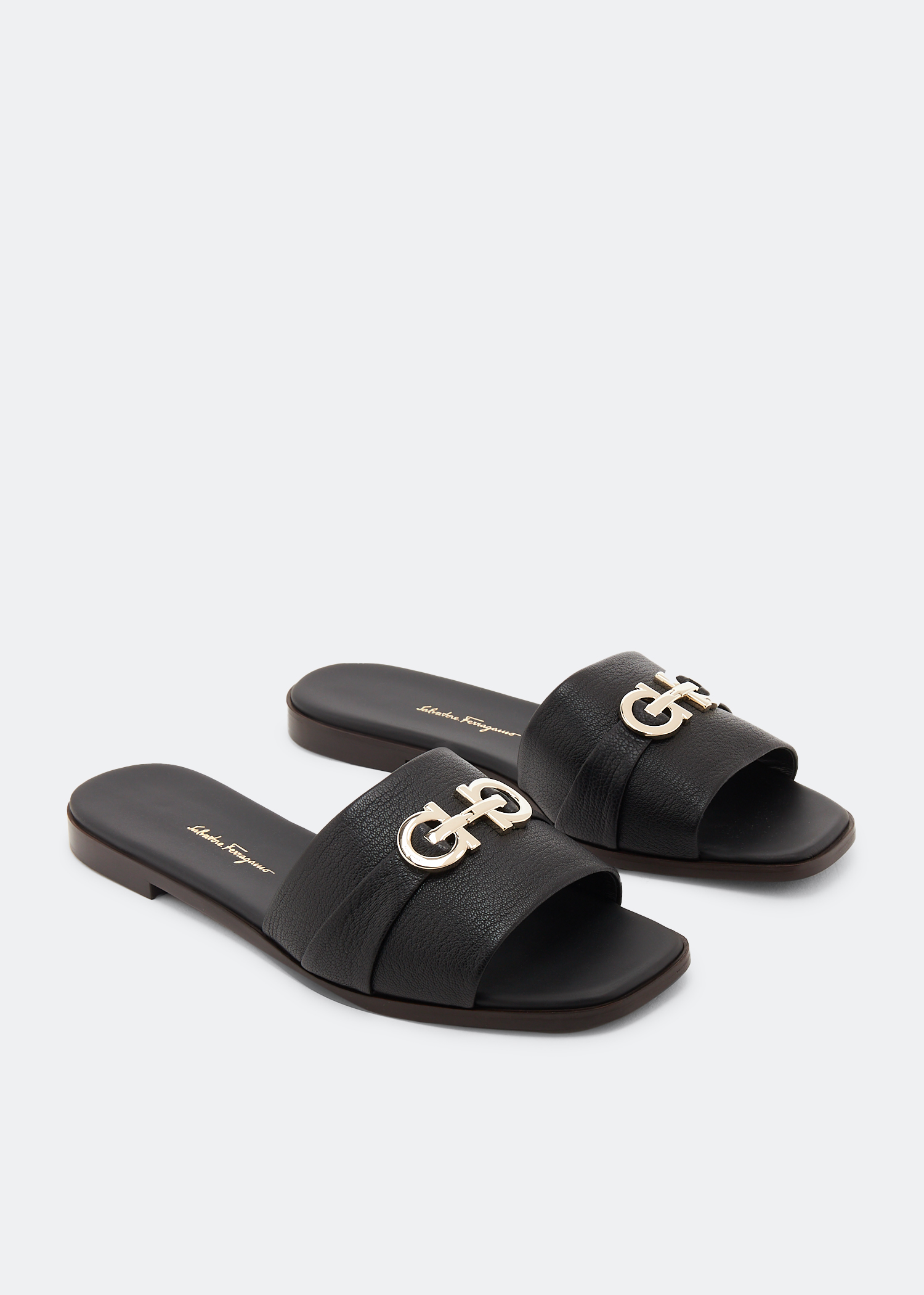 Salvatore ferragamo gancini discount sandals