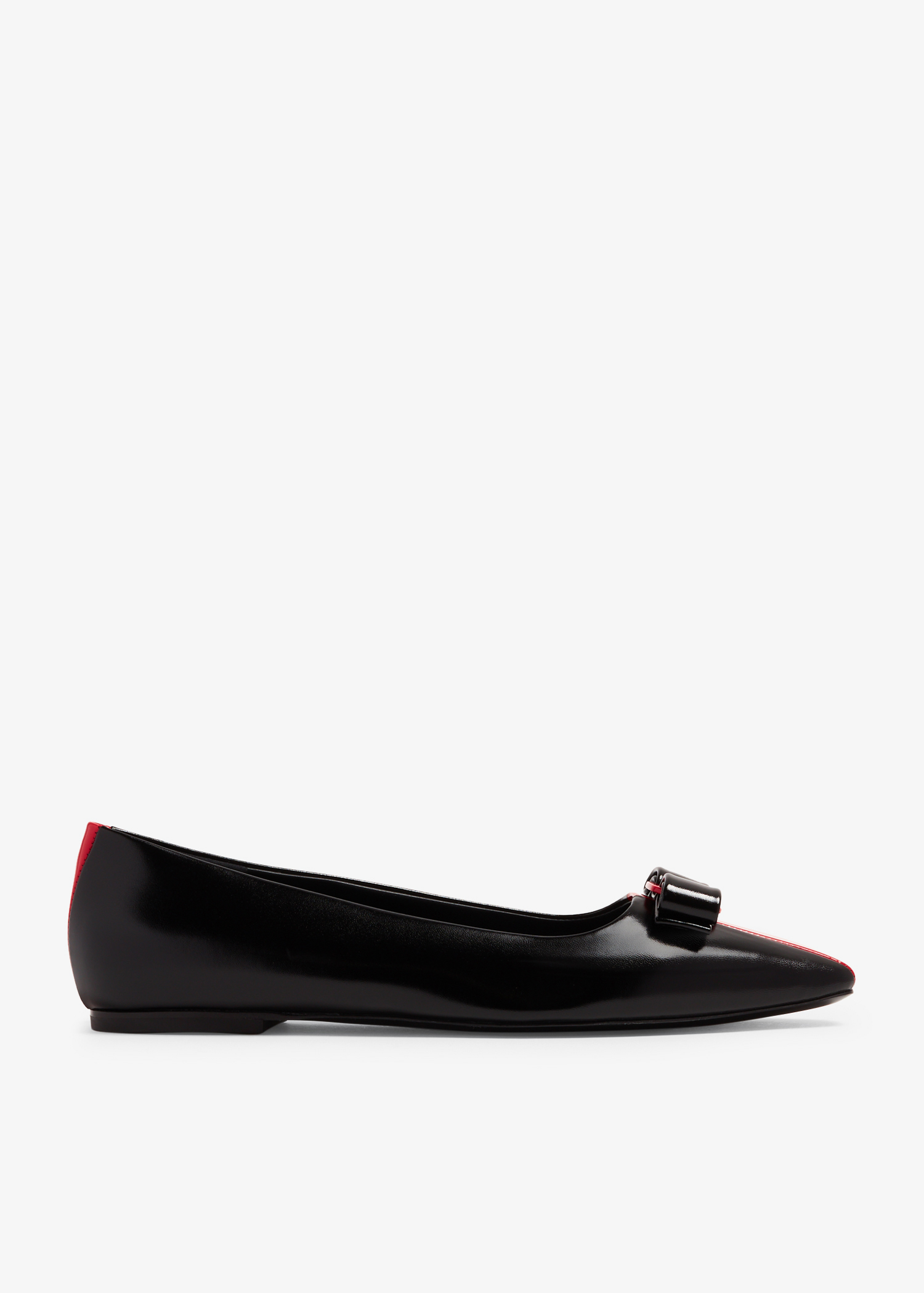 

Vara bow ballet flats, Black