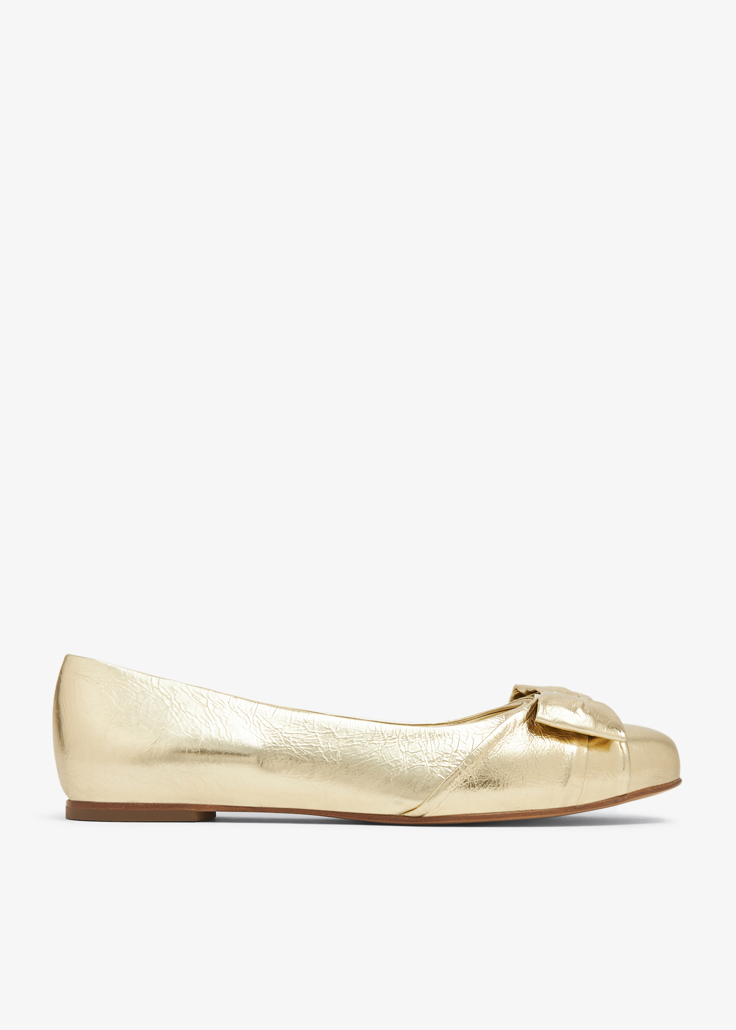 

Vara bow ballet flats, Gold