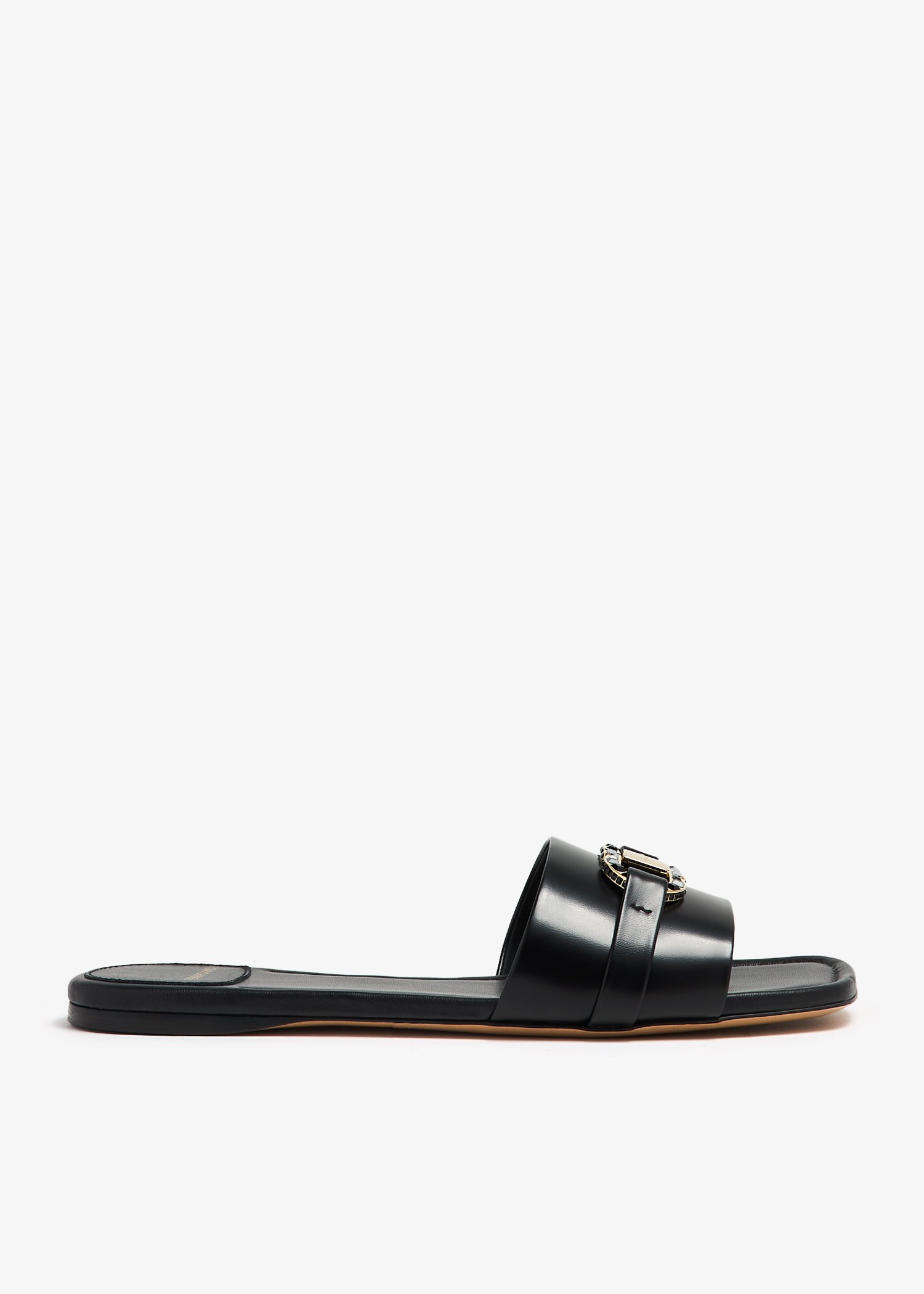 

Leah crystal sandals, Black