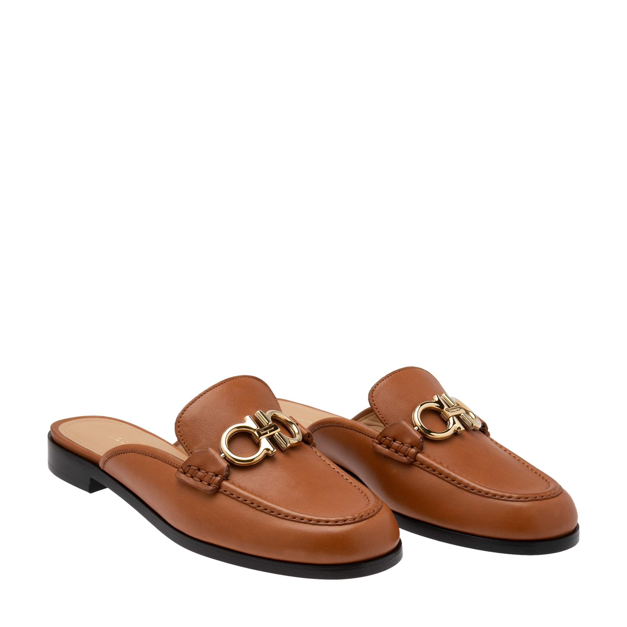 

Gancini mules, Brown