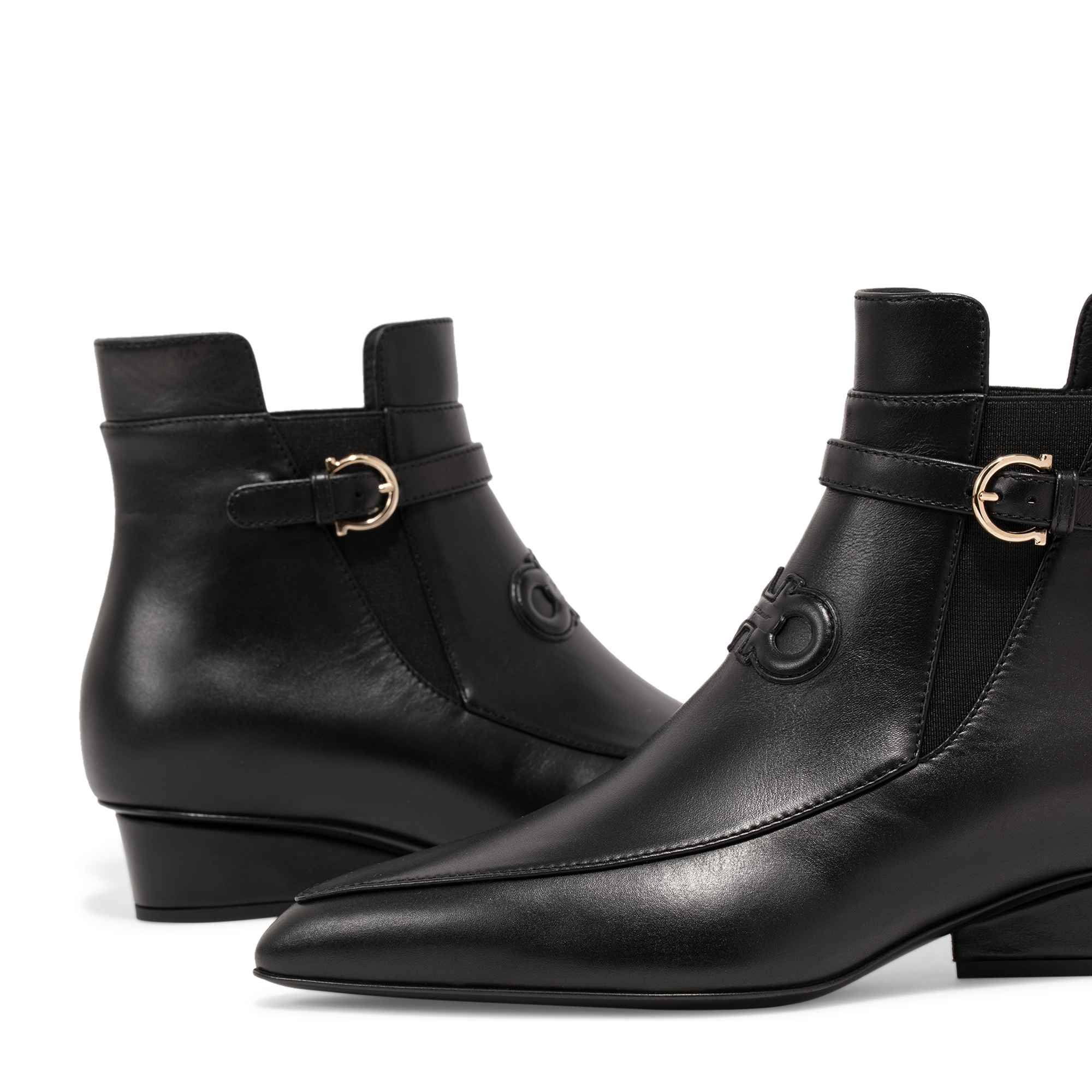 

Gancini ankle boots, Black