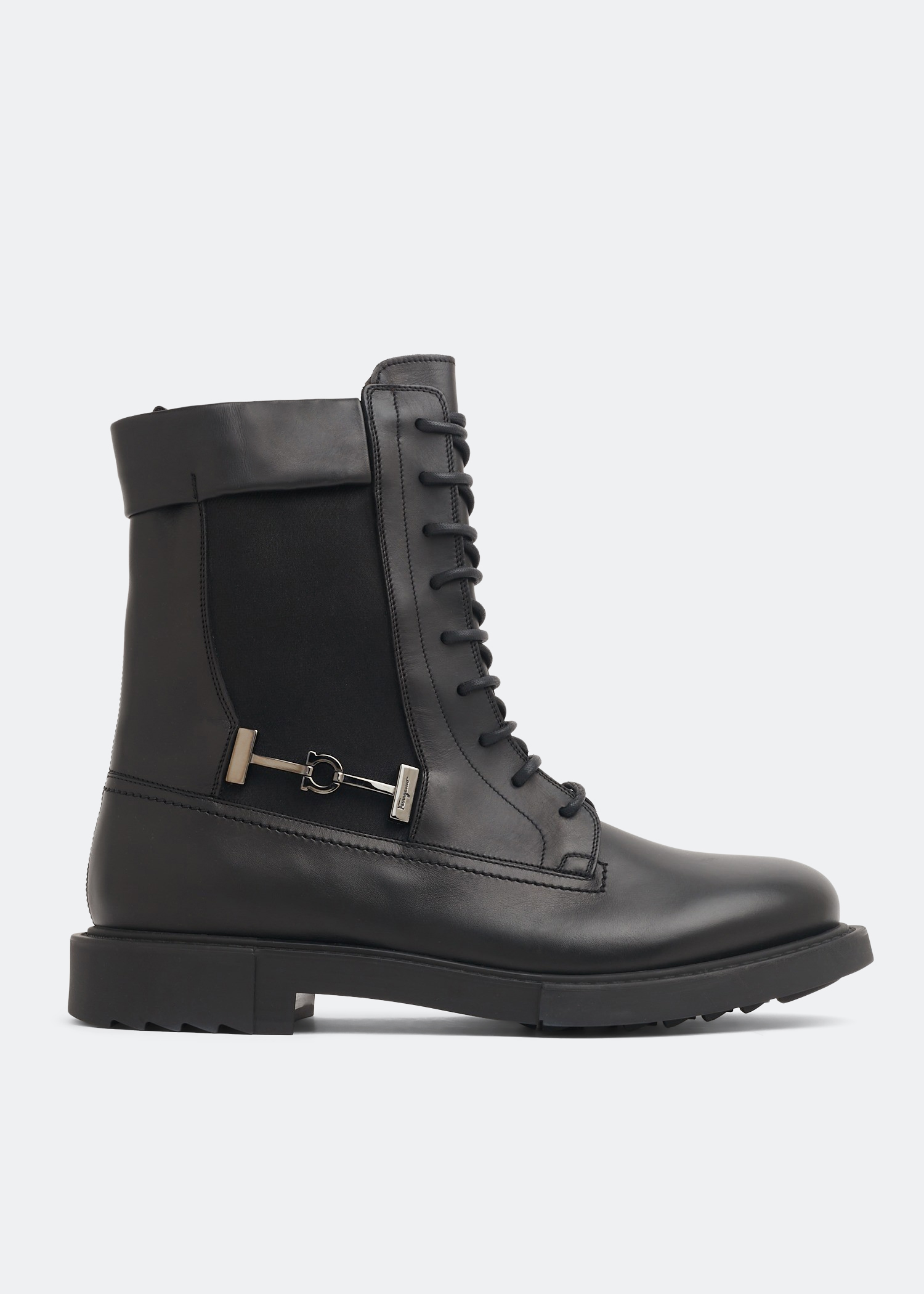 Salvatore ferragamo cheap combat boots