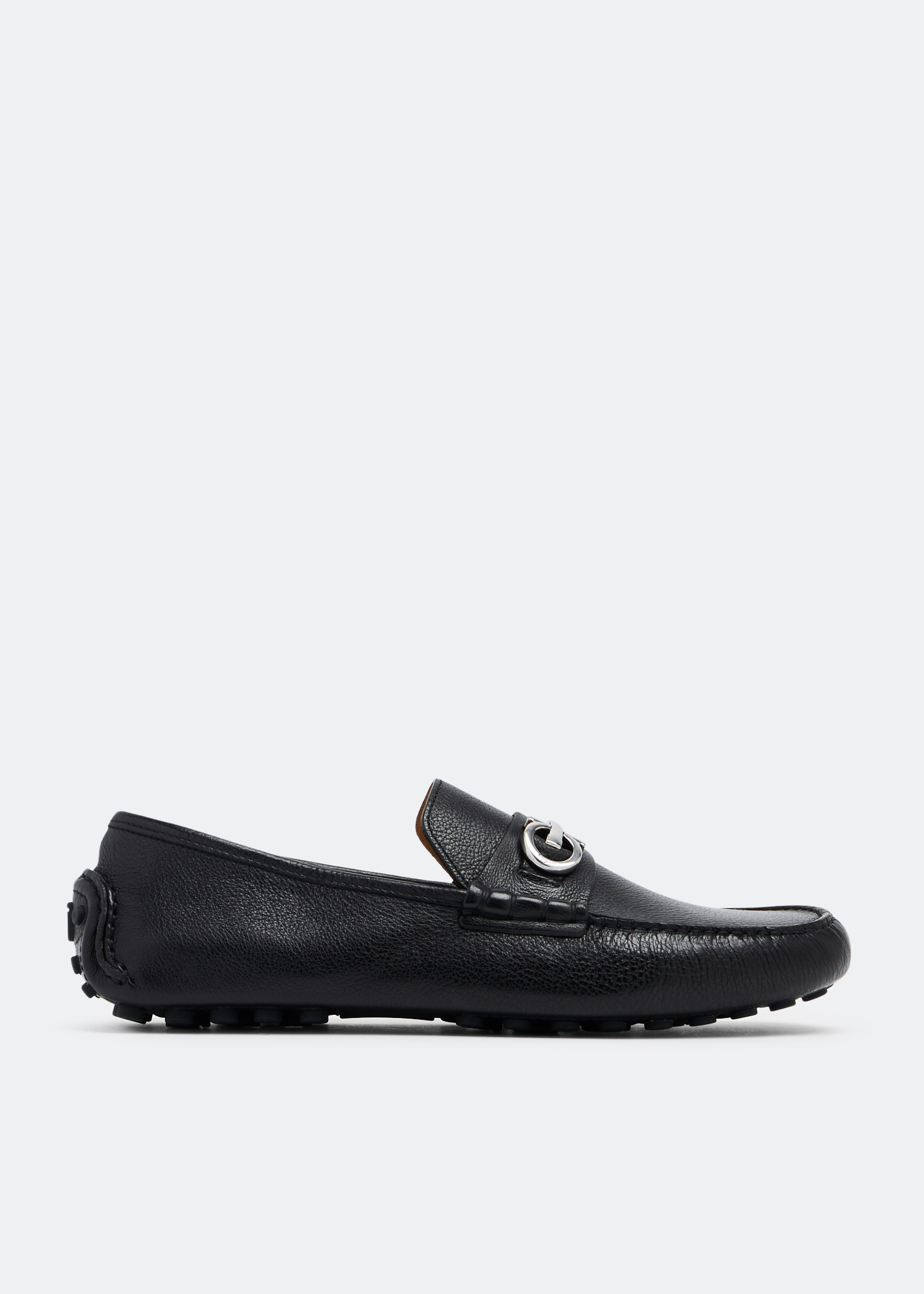 

Gancini loafers, Black