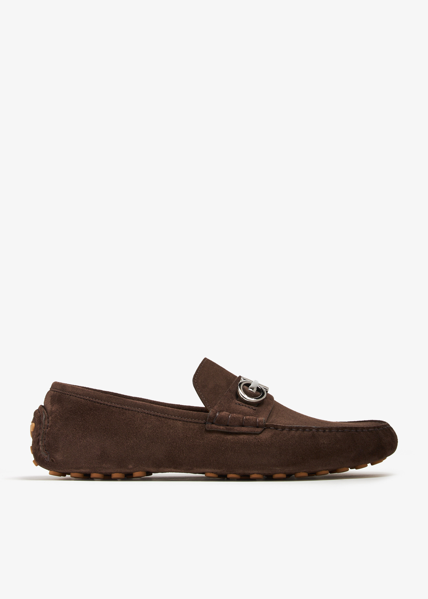 

Gancini loafers, Brown