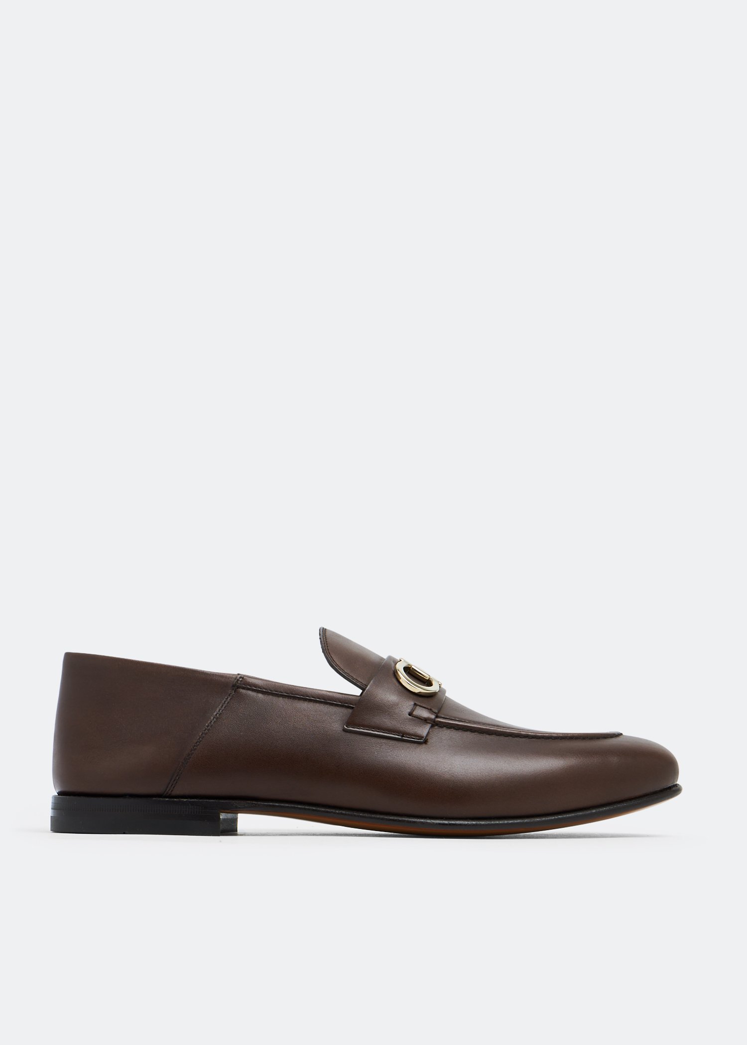 

Gancini loafers, Brown