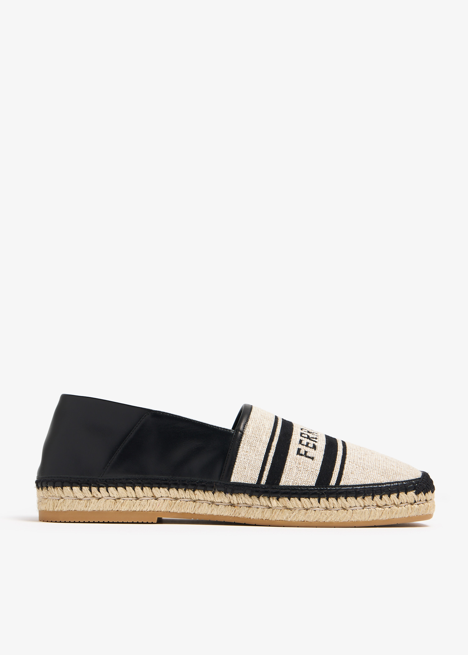 

Jacquard espadrilles, Black