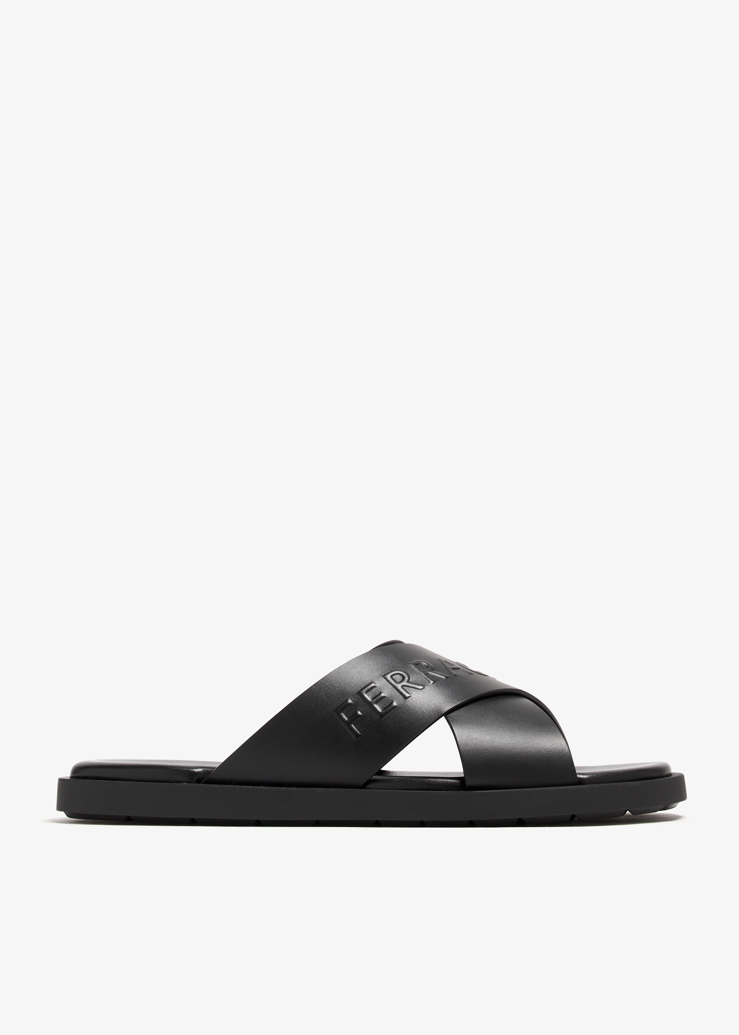 

Crossover sandals, Black