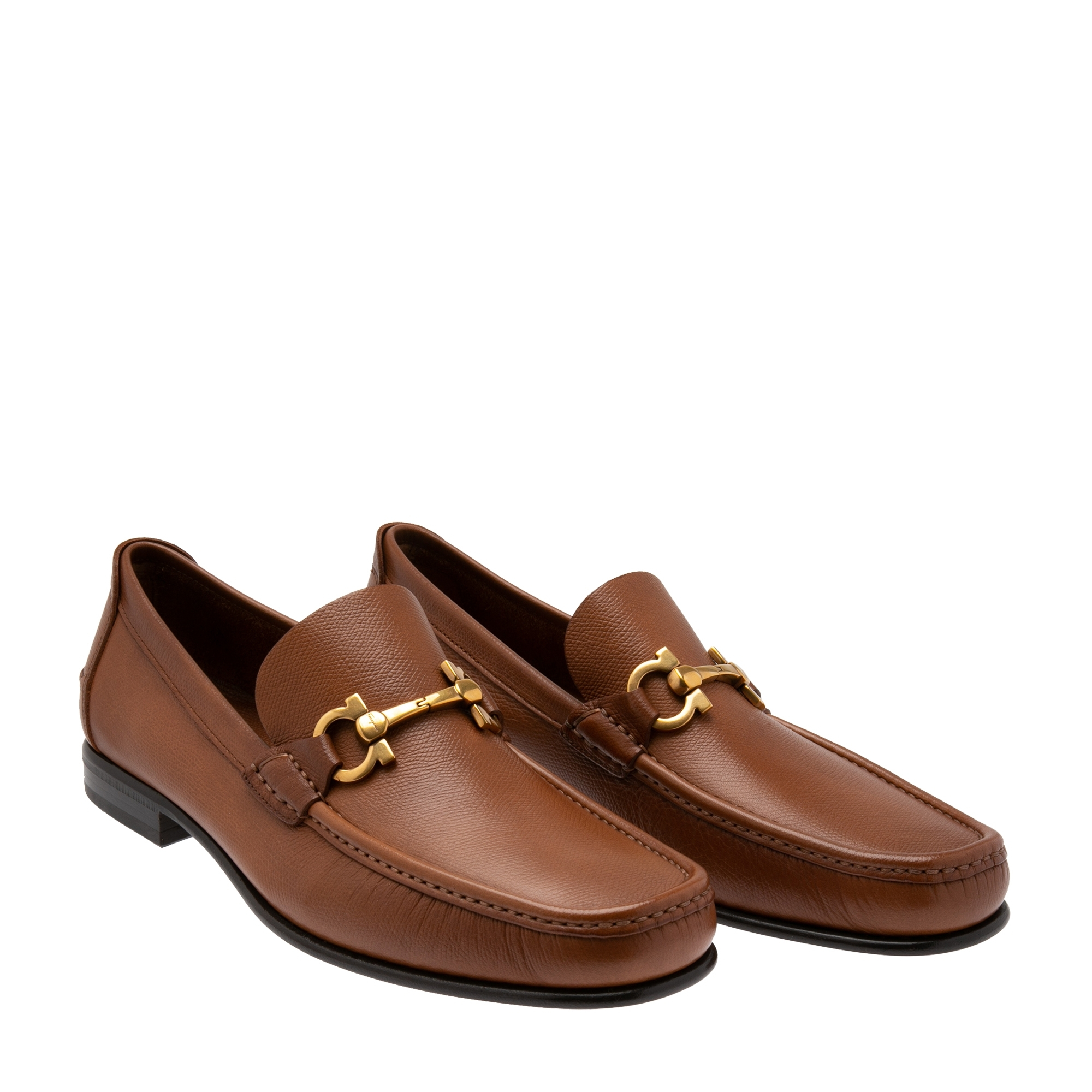 

Gancini moccasin loafers, Brown