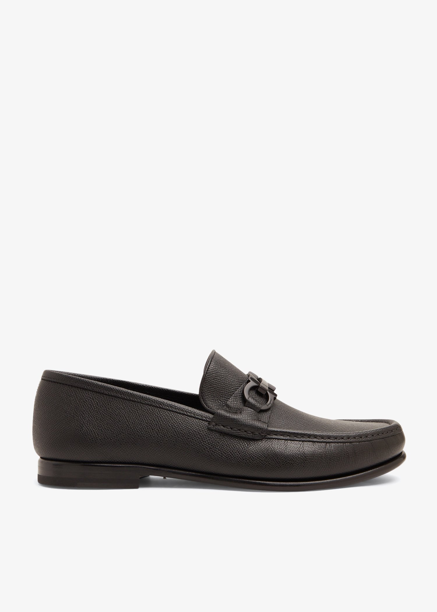 

Gancini buckle loafers, Green