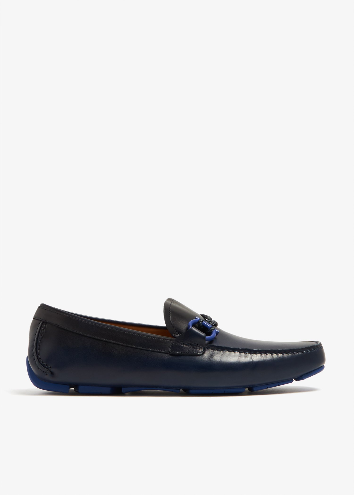 

Gancini driver moccasins, Blue