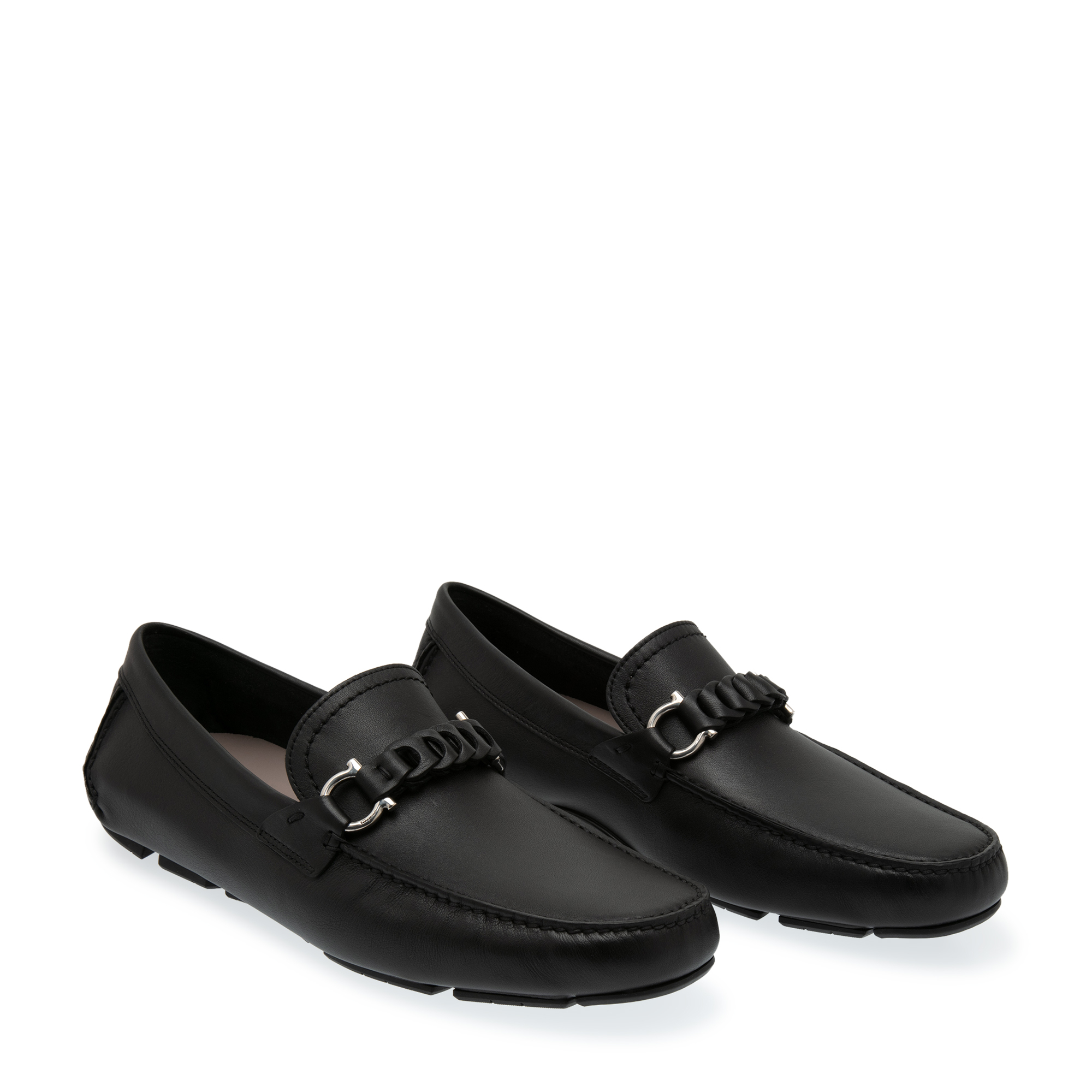 

Gancini driver moccasins, Black