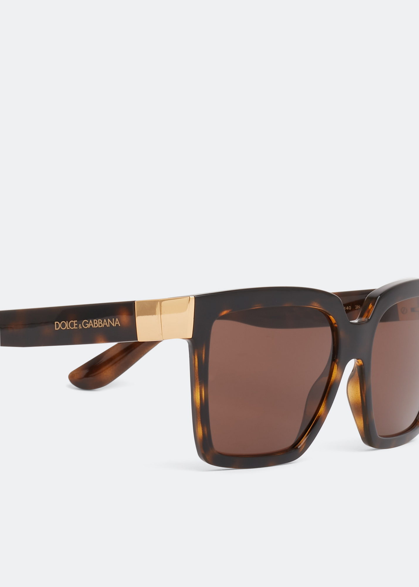 

Modern print sunglasses, Brown