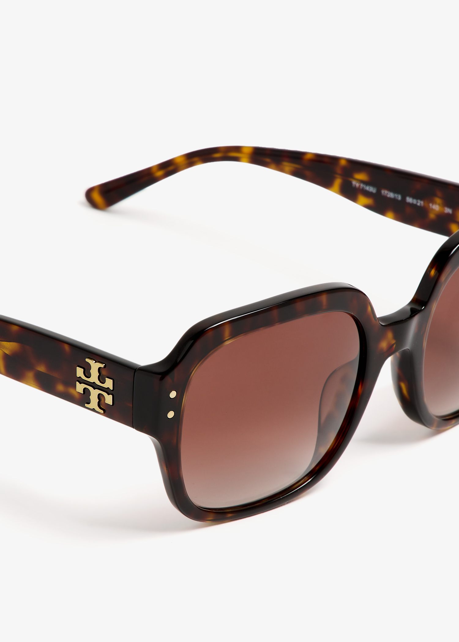 Tory Burch Oversized logo sunglasses for Women - Brown in UAE 