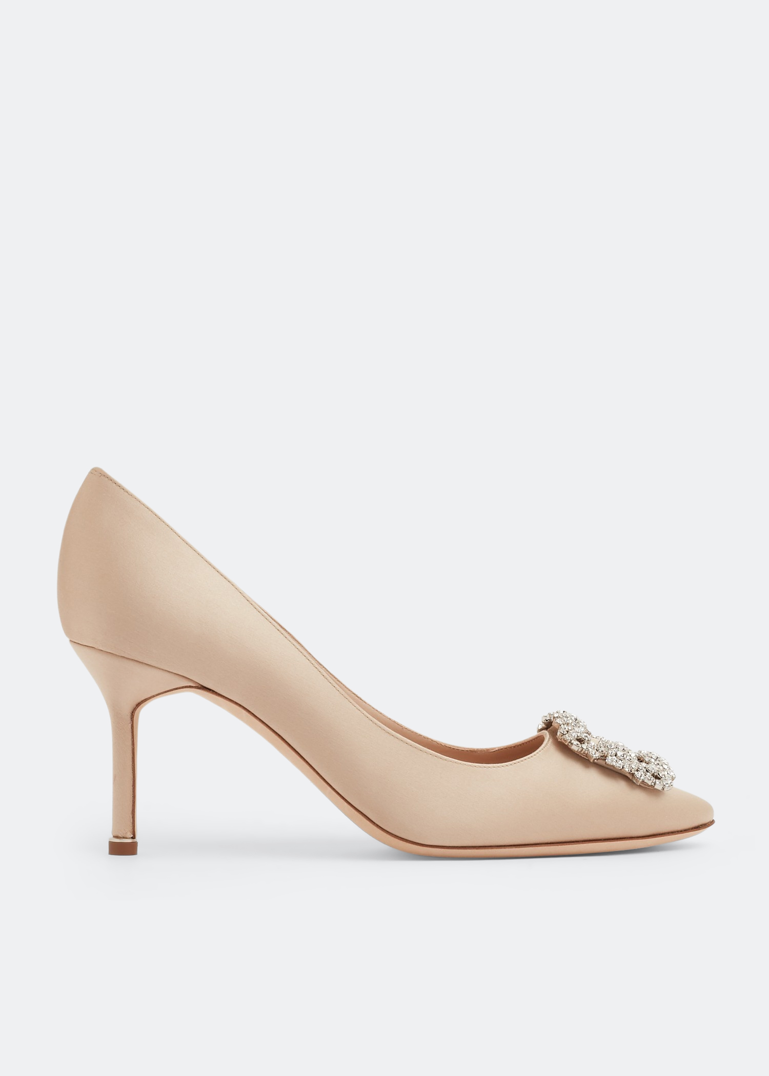 

Hangisi satin pumps, Beige