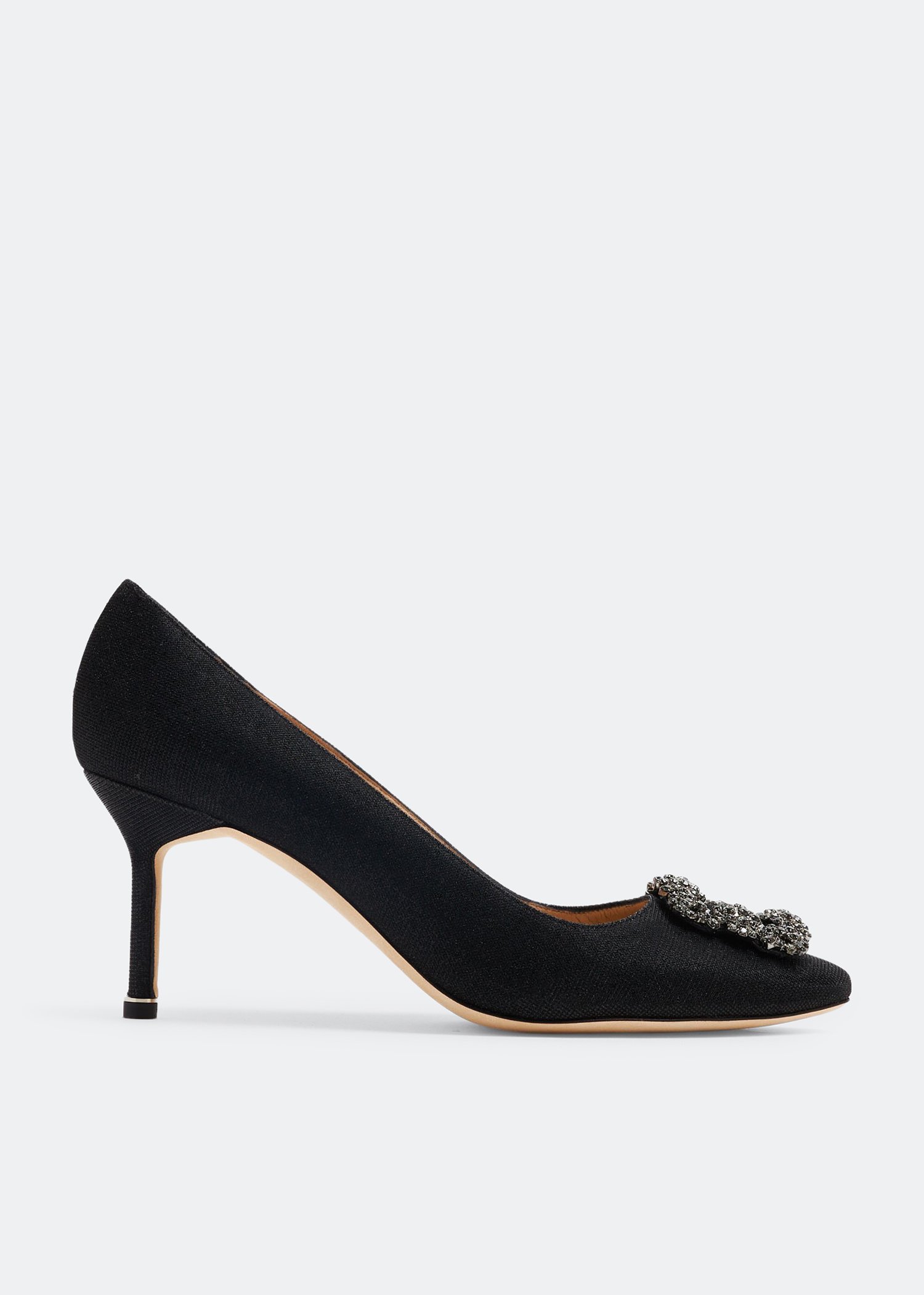 

Hangisi satin pumps, Black