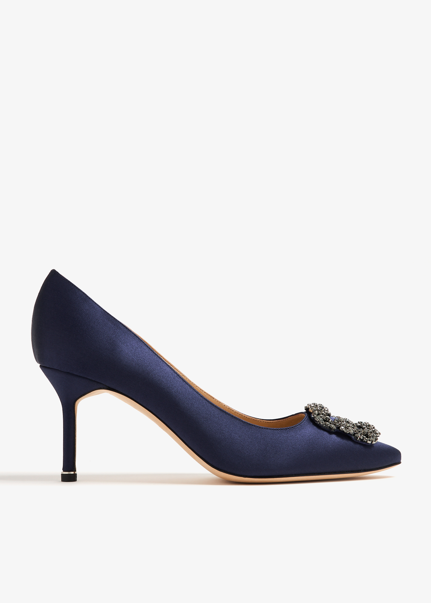 

Hangisi satin pumps, Blue