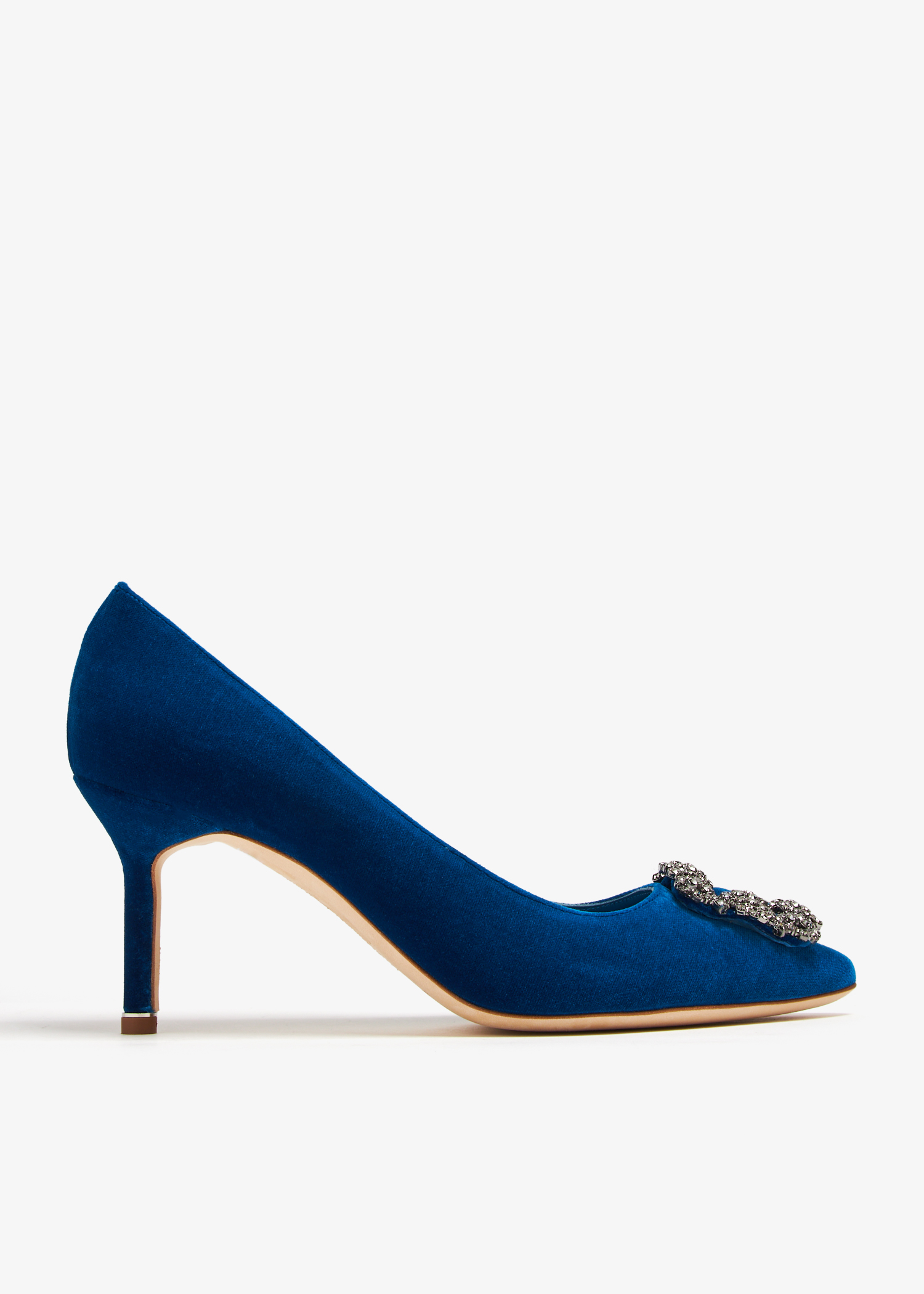 

Hangisi velvet pumps, Blue