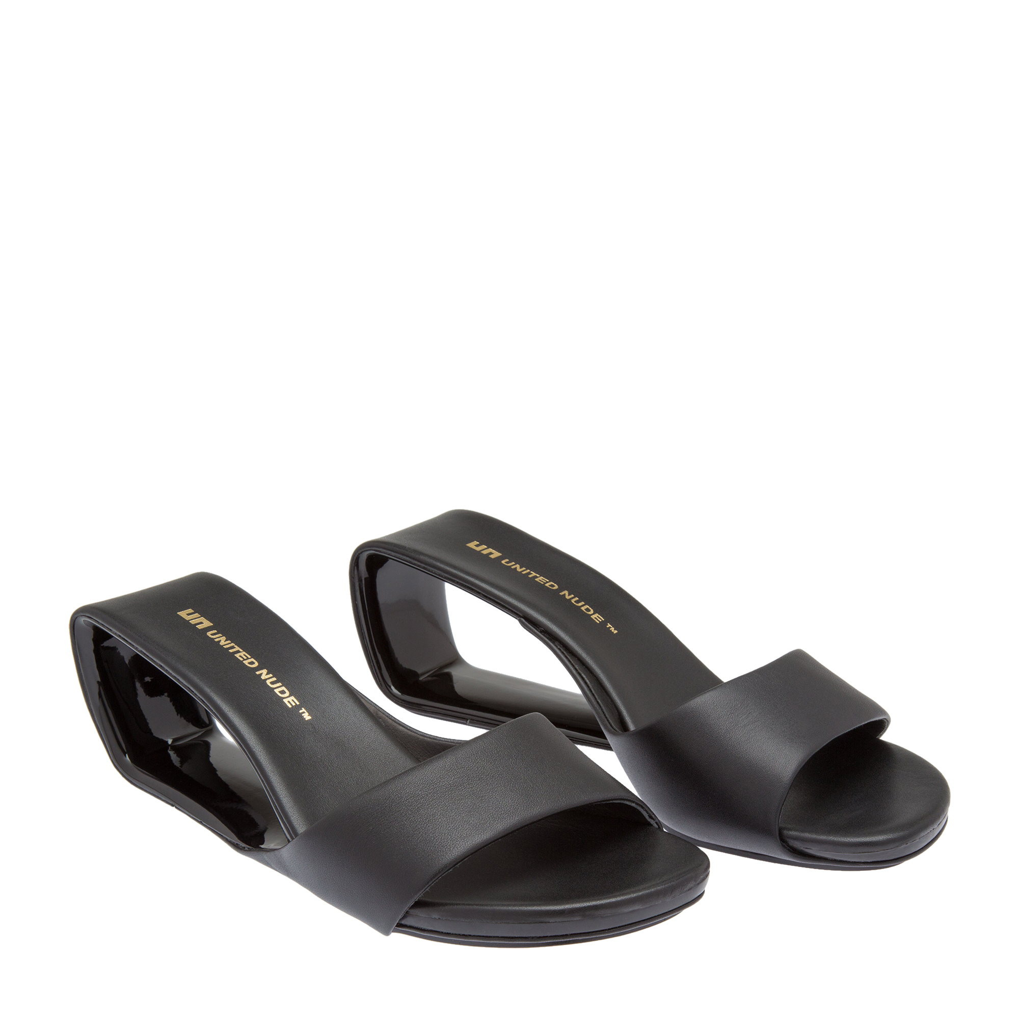 

Leather sandals, Black