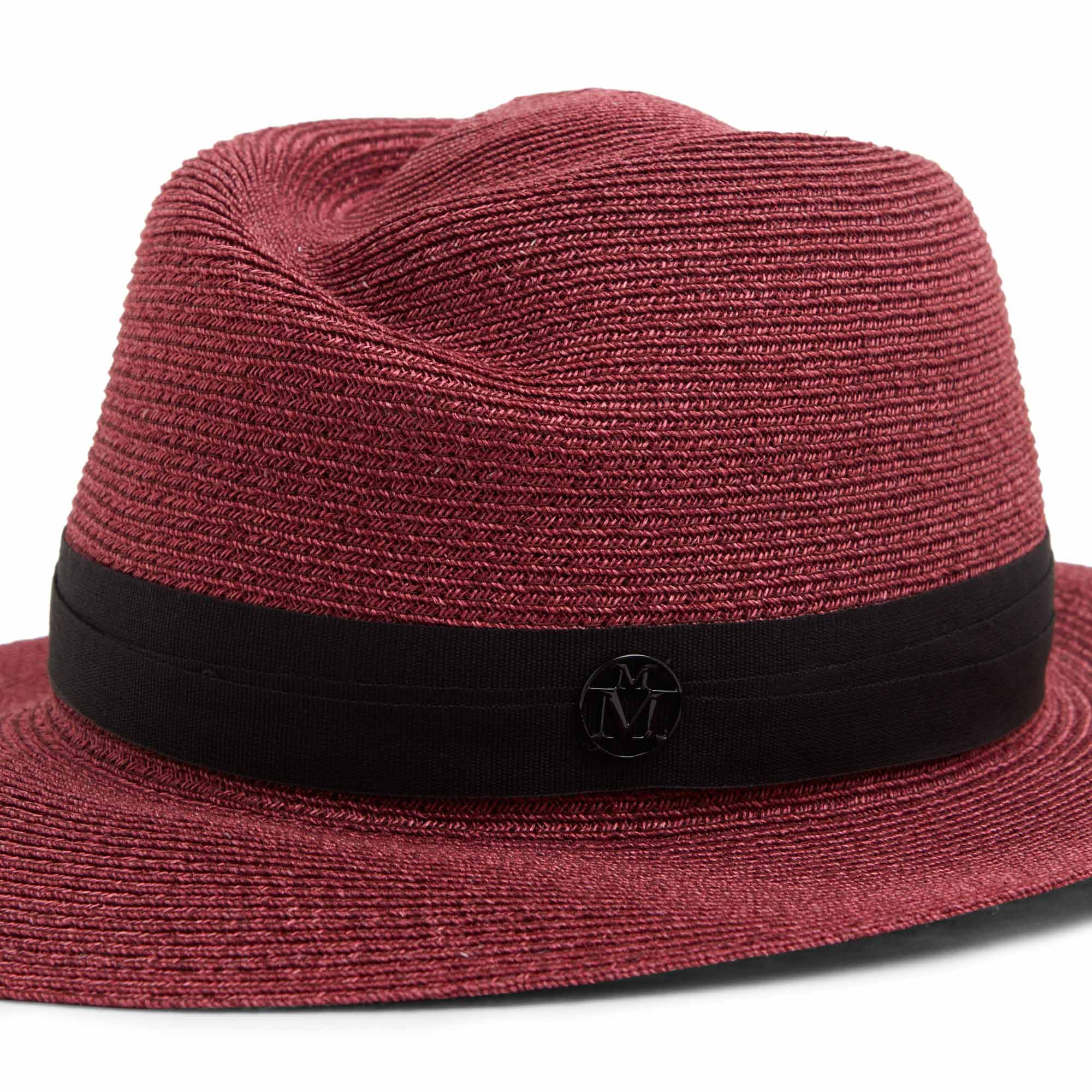 

Virginie straw hat, Burgundy