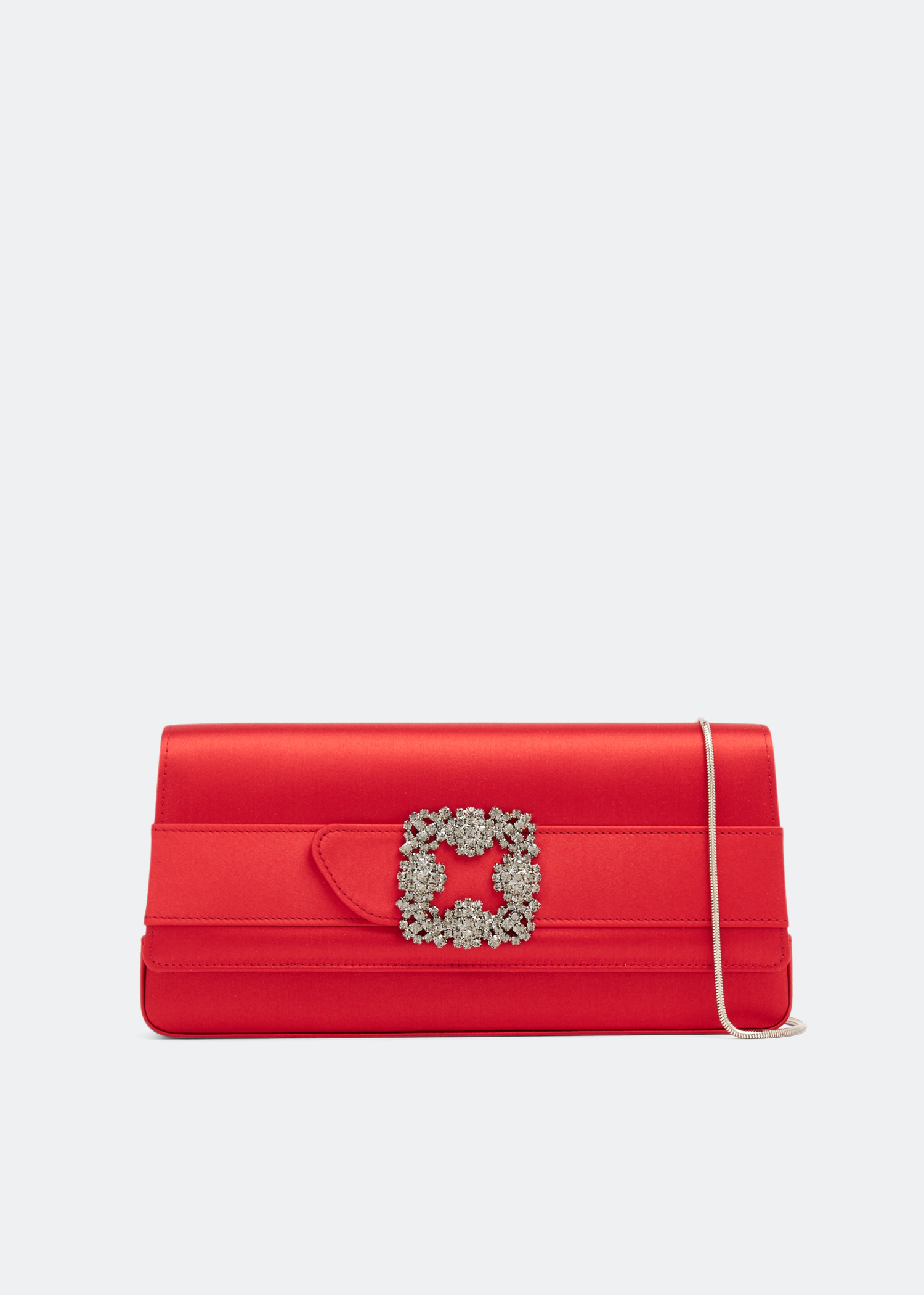 

Gothisi satin clutch, Red