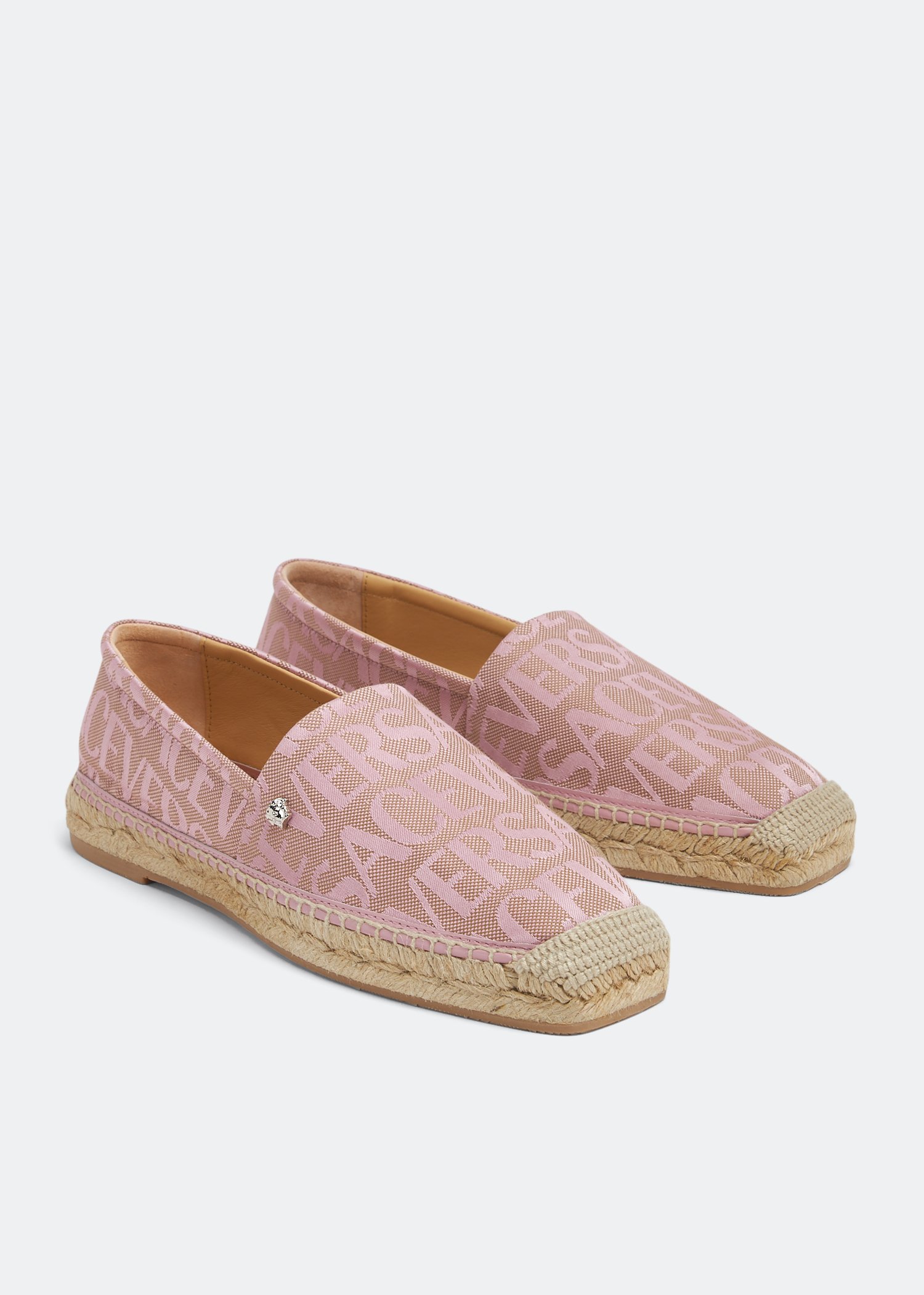 Versace Versace Allover espadrilles for Women Pink in UAE