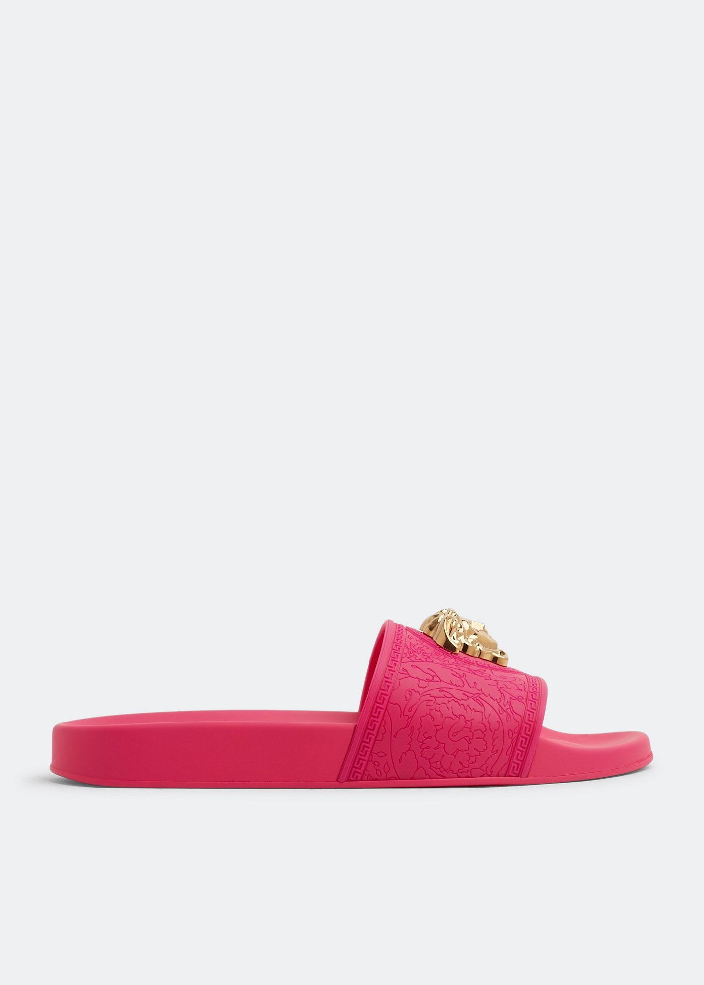 Versace Palazzo pool slides for Women Pink in UAE Level Shoes