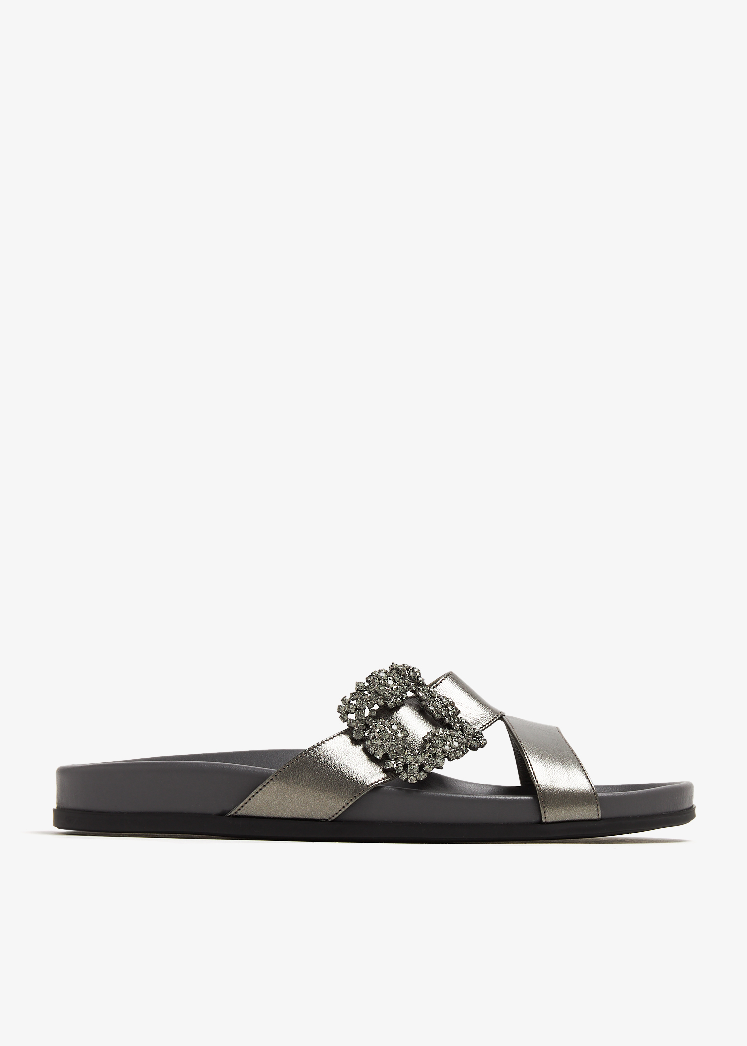 

Chilanghi flat mules, Metallic