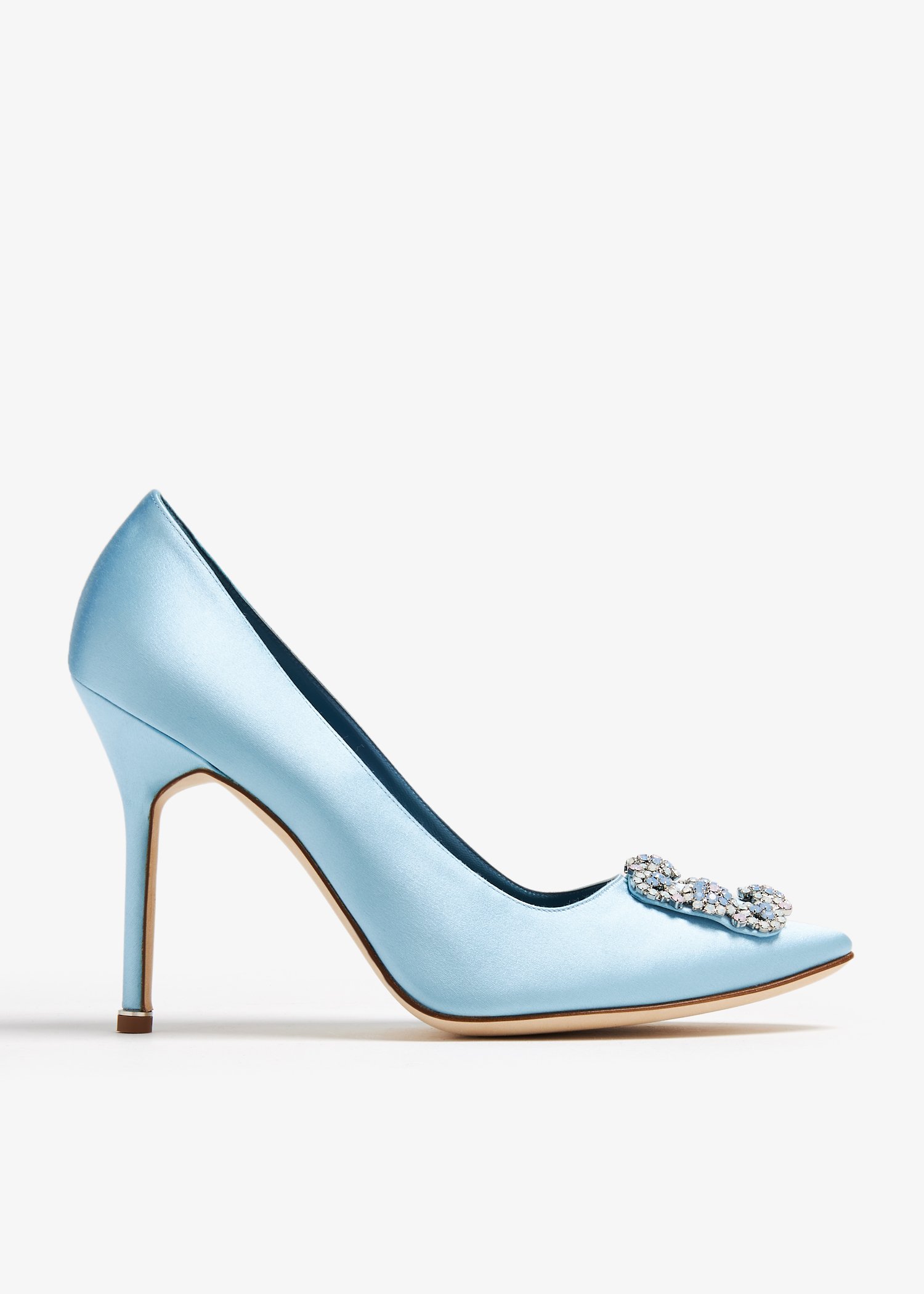 

Hangisi Opal satin pumps, Blue