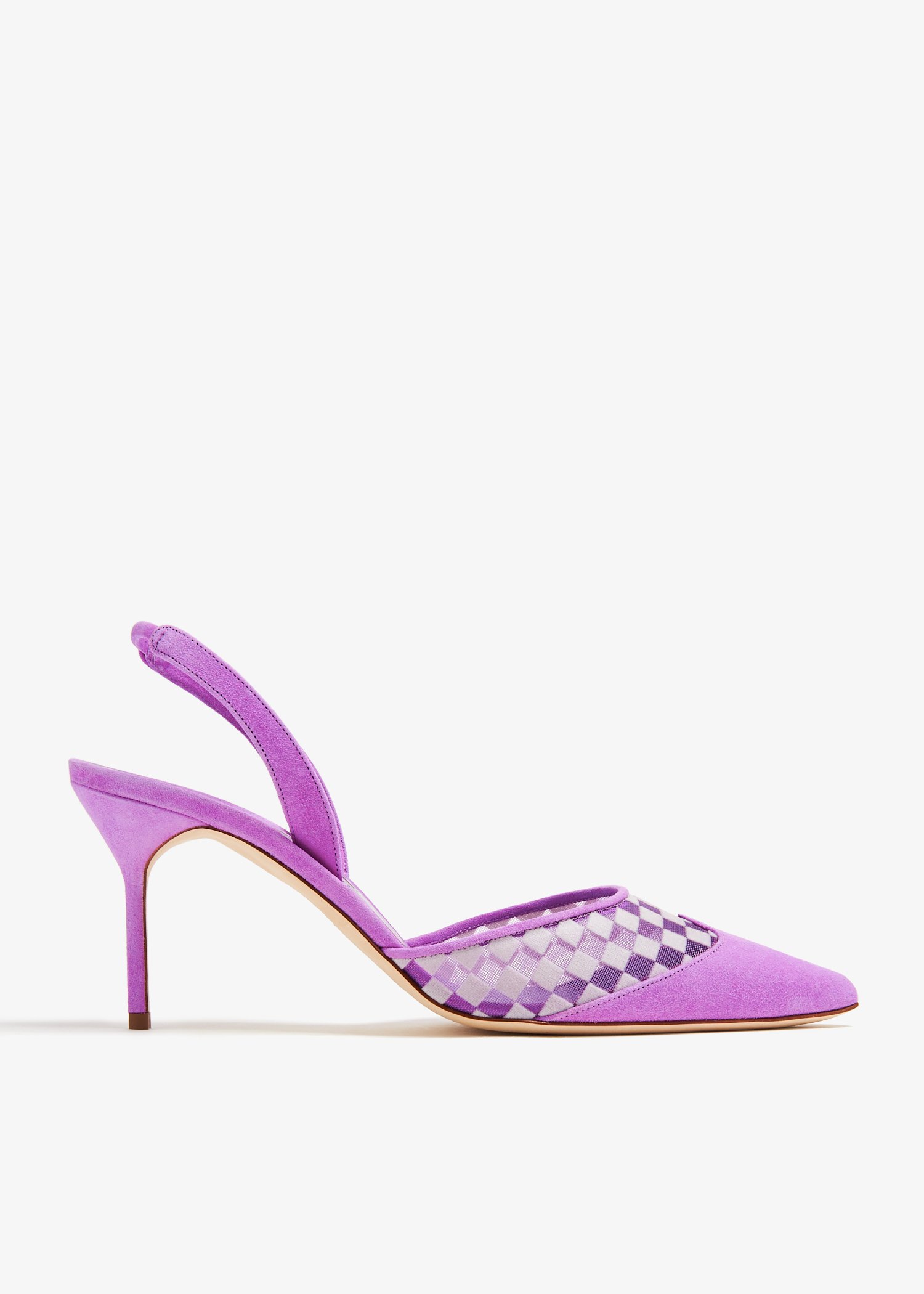 

Mingosli mesh slingback pumps, Purple