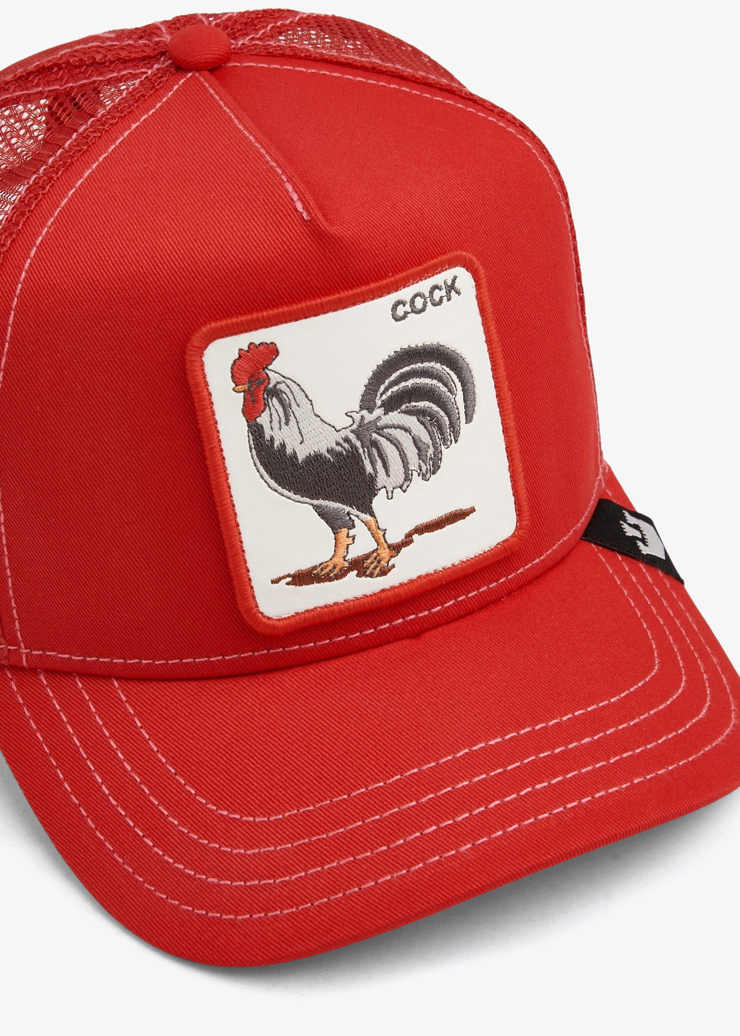 

Rooster trucker cap, Red