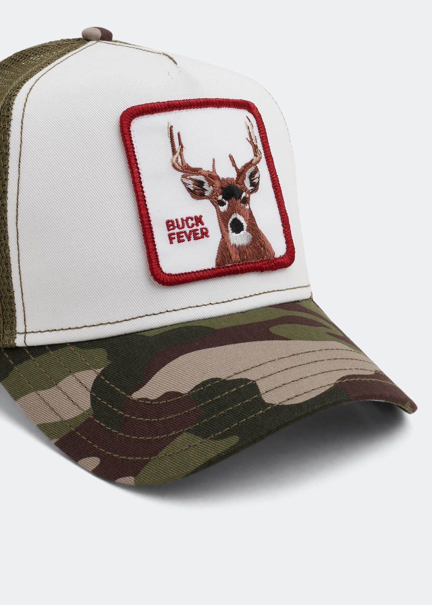 

Buck Fever trucker cap, White