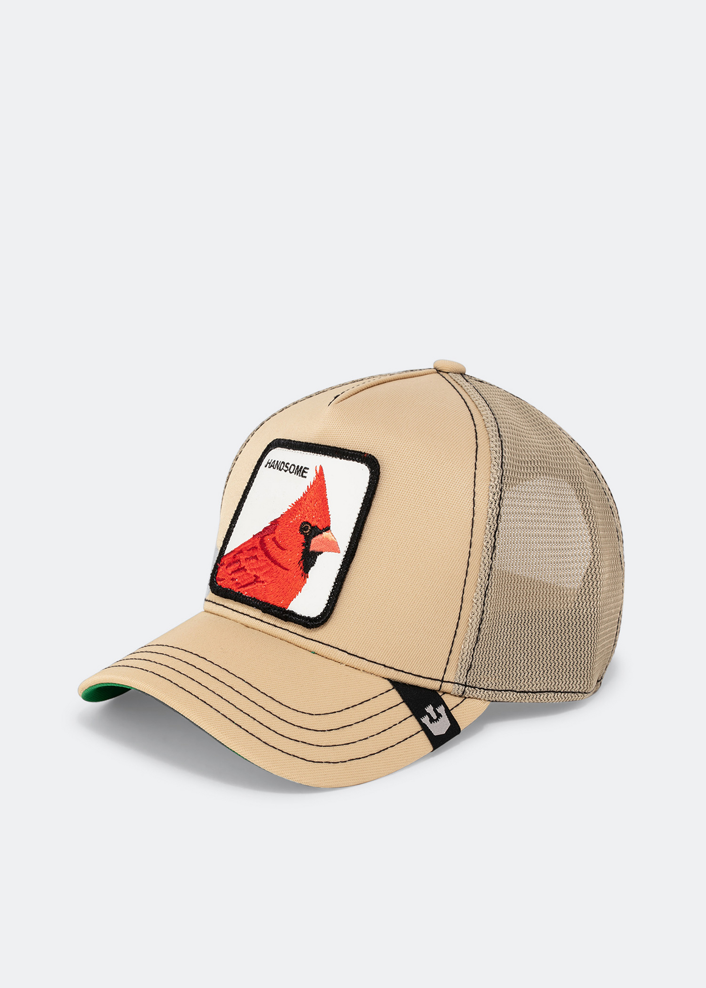 

Handsome trucker cap, Beige