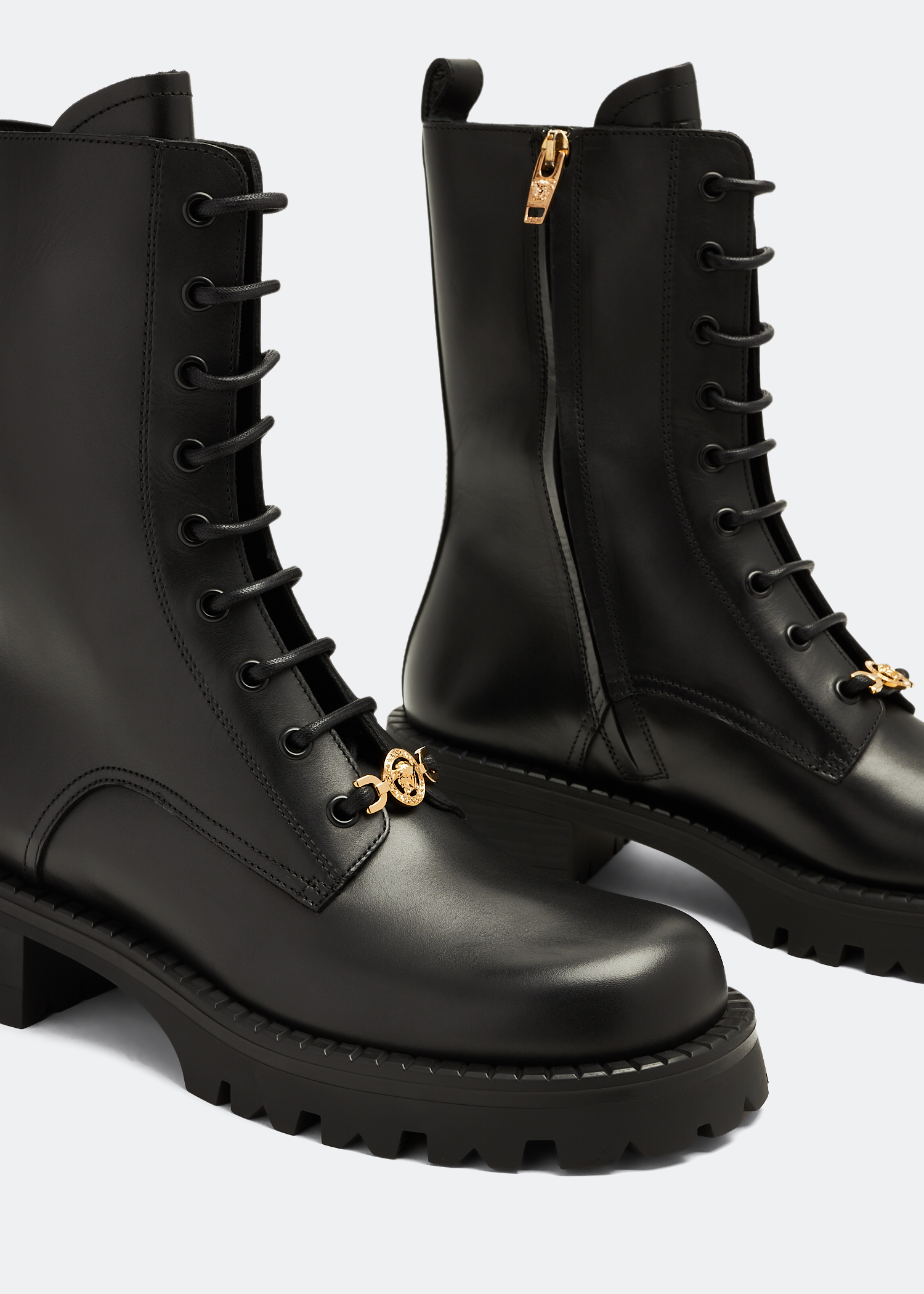 Versace hot sale black boots