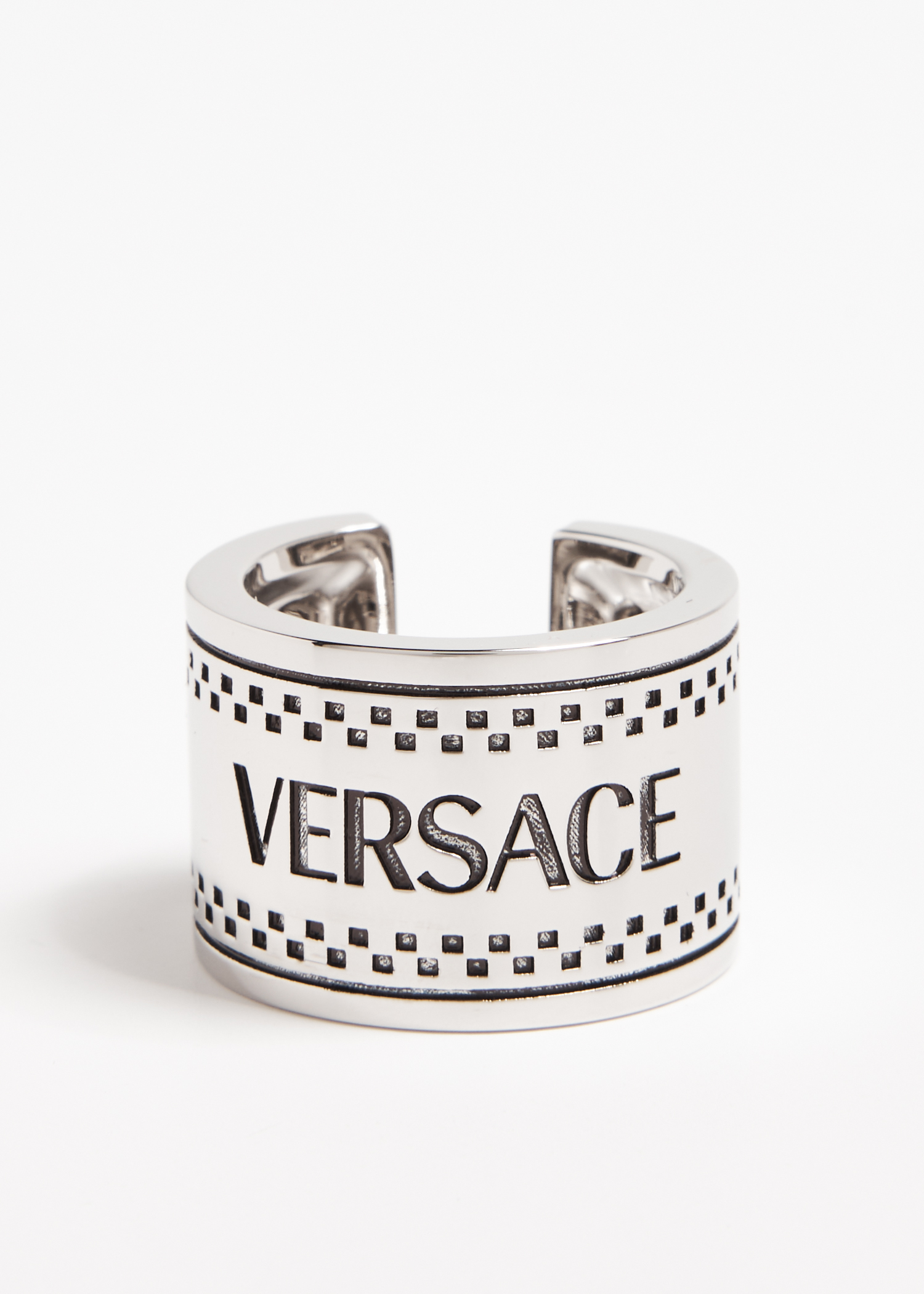 

'90s Vintage Versace ring, Silver