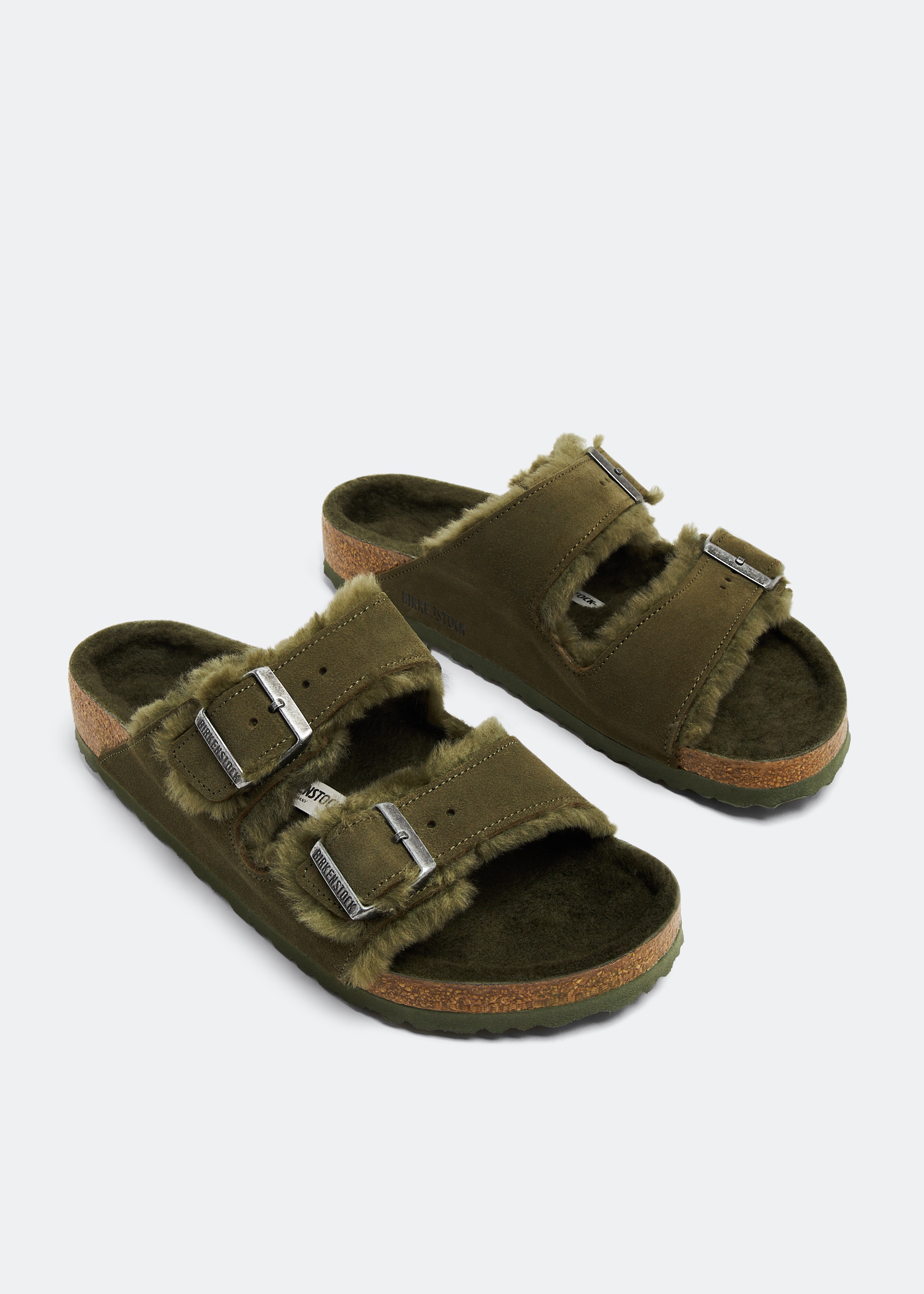 Birkenstock Arizona Shearling forest green size 40 hotsell 9-10