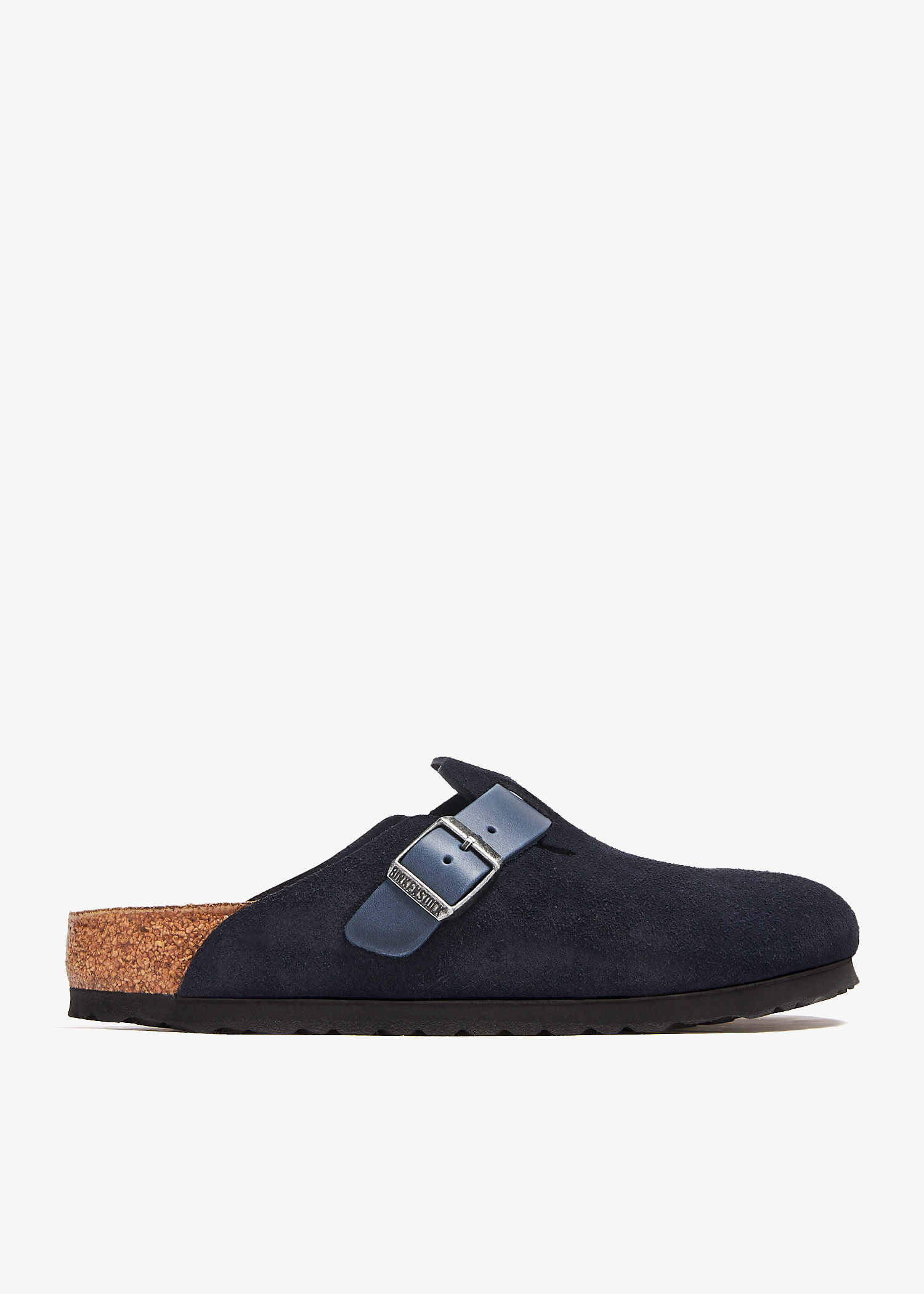 Birkenstock Boston regular width clogs for Men Navy in UAE Level Shoes