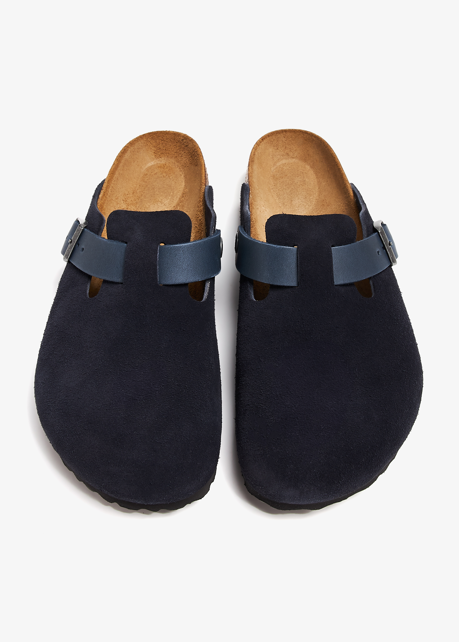 Navy birkenstock clogs on sale