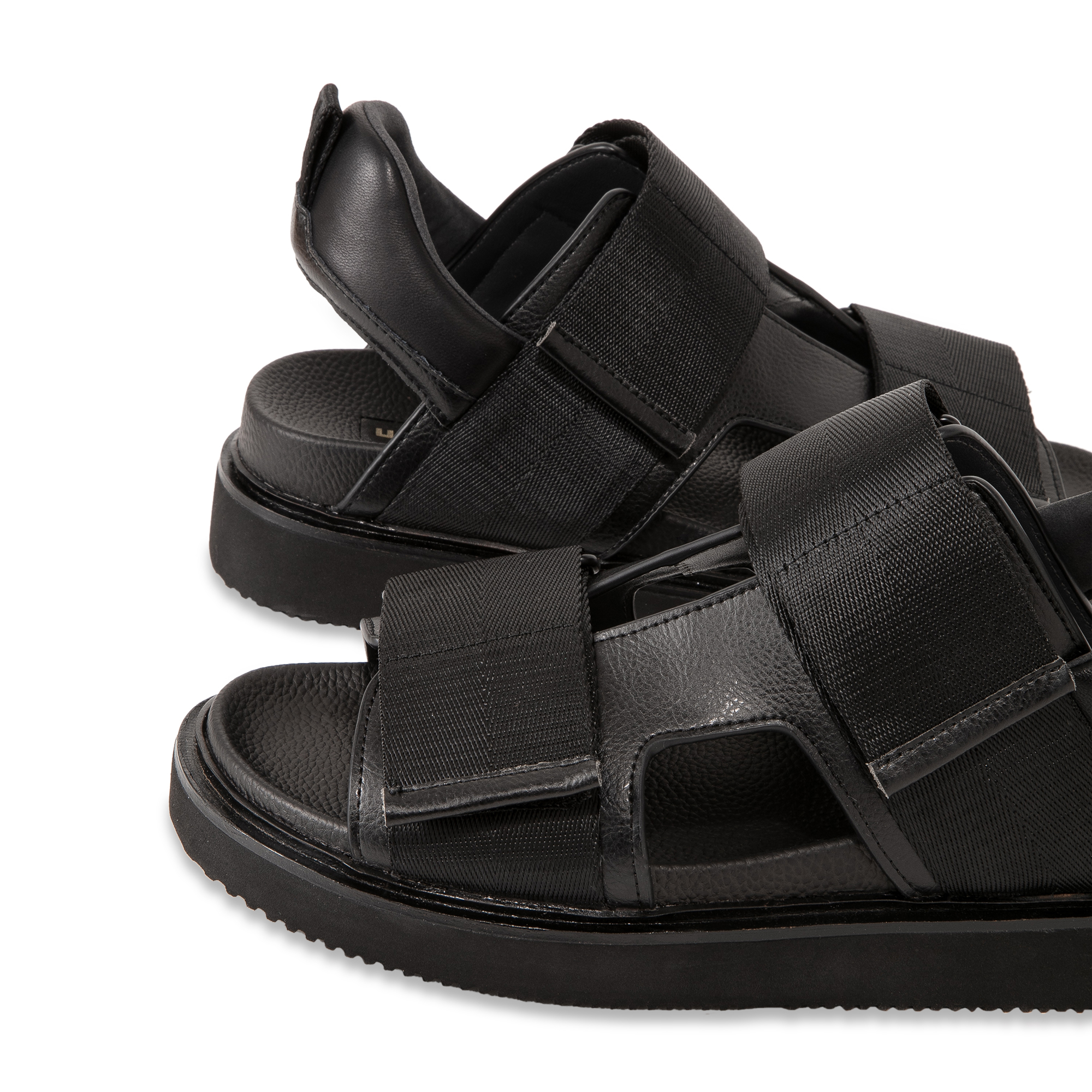 

Geo sandals, Black