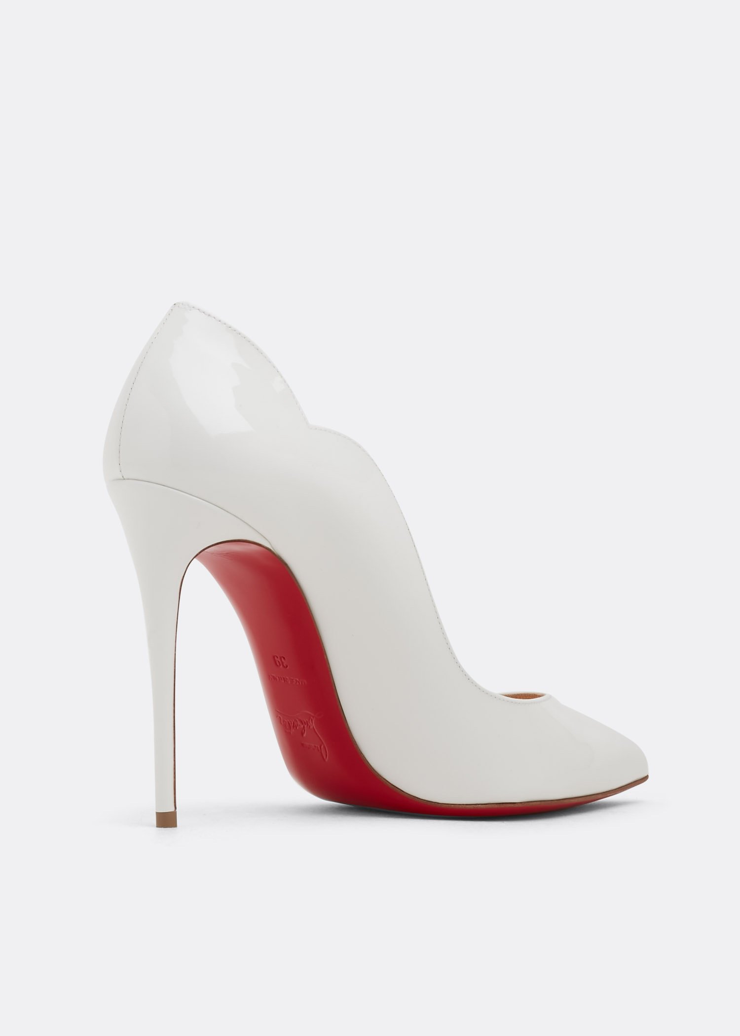 Christian louboutin sale white pumps