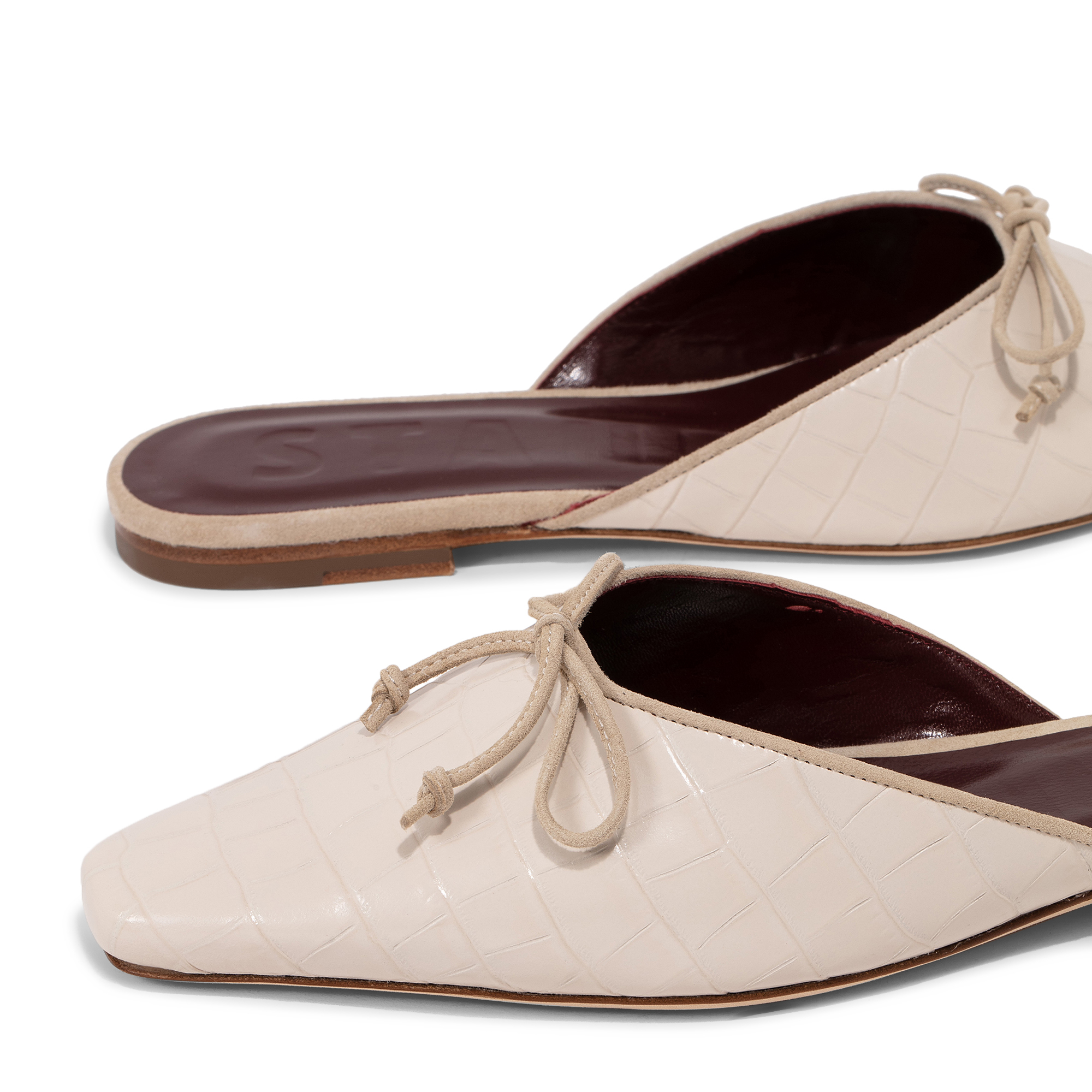 

Gina mules, Beige