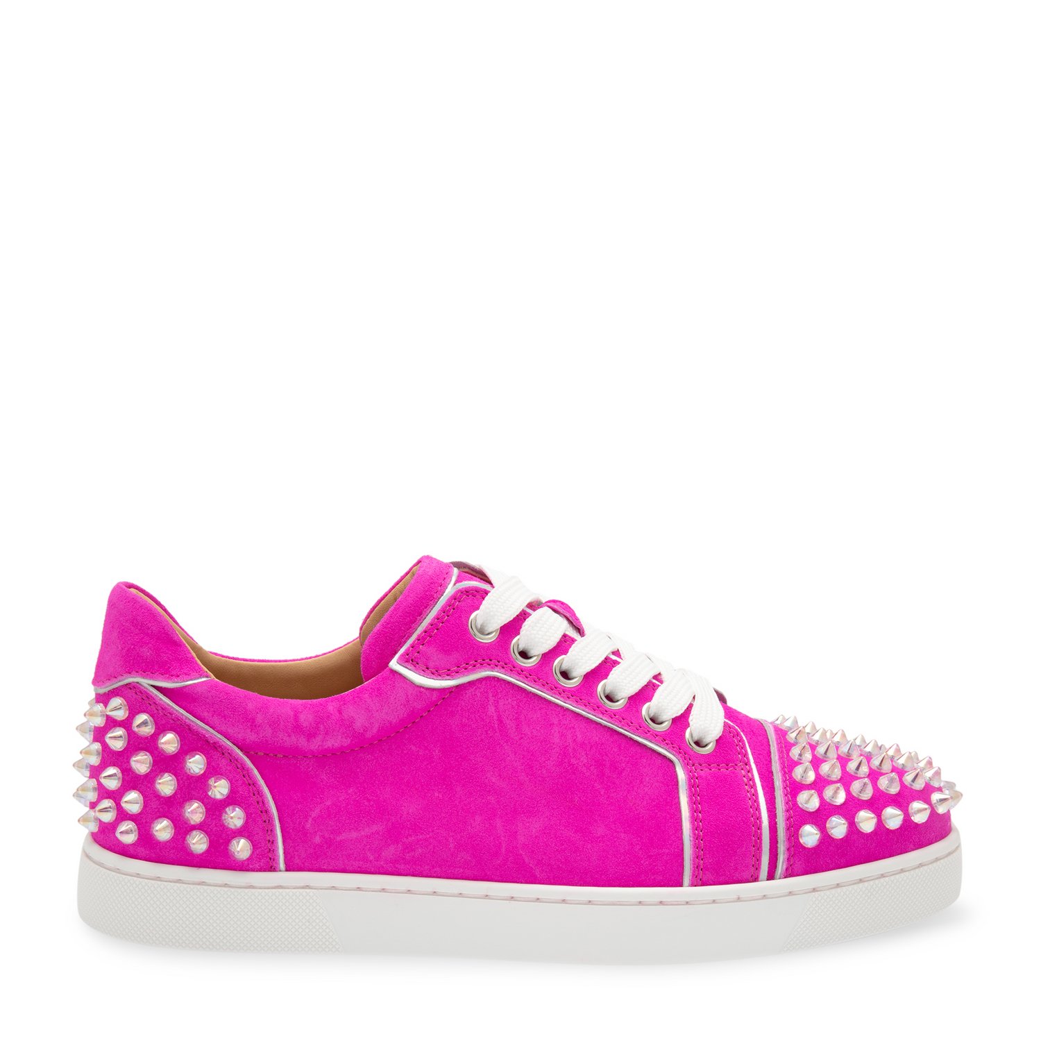 Pink hotsell louboutin sneakers