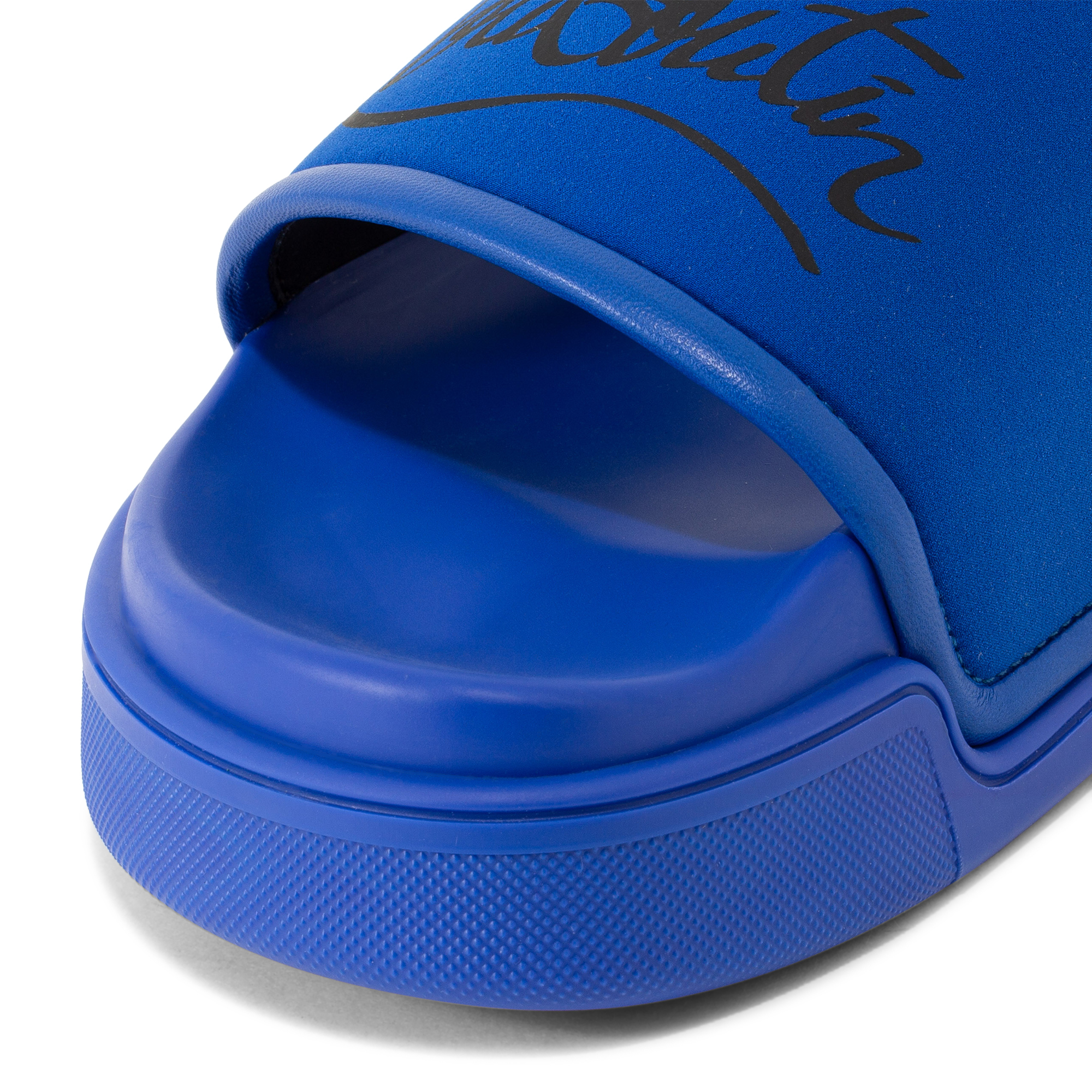 Christian Louboutin Navy Pool slides for Men Blue in UAE Level