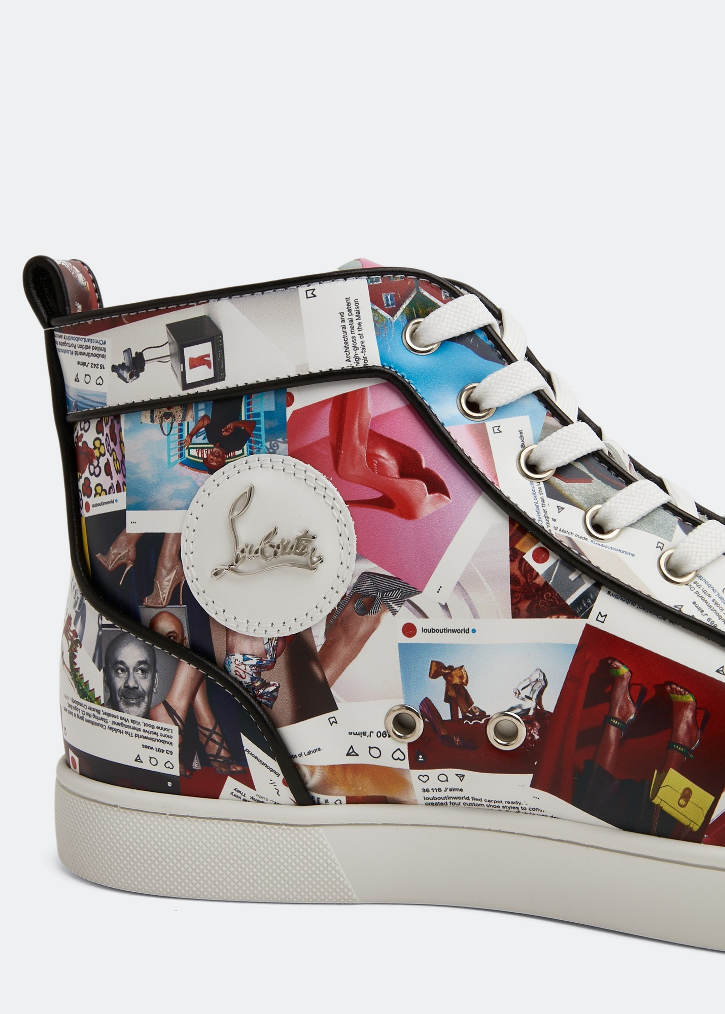 

Louis Orlato high top sneakers, Prints