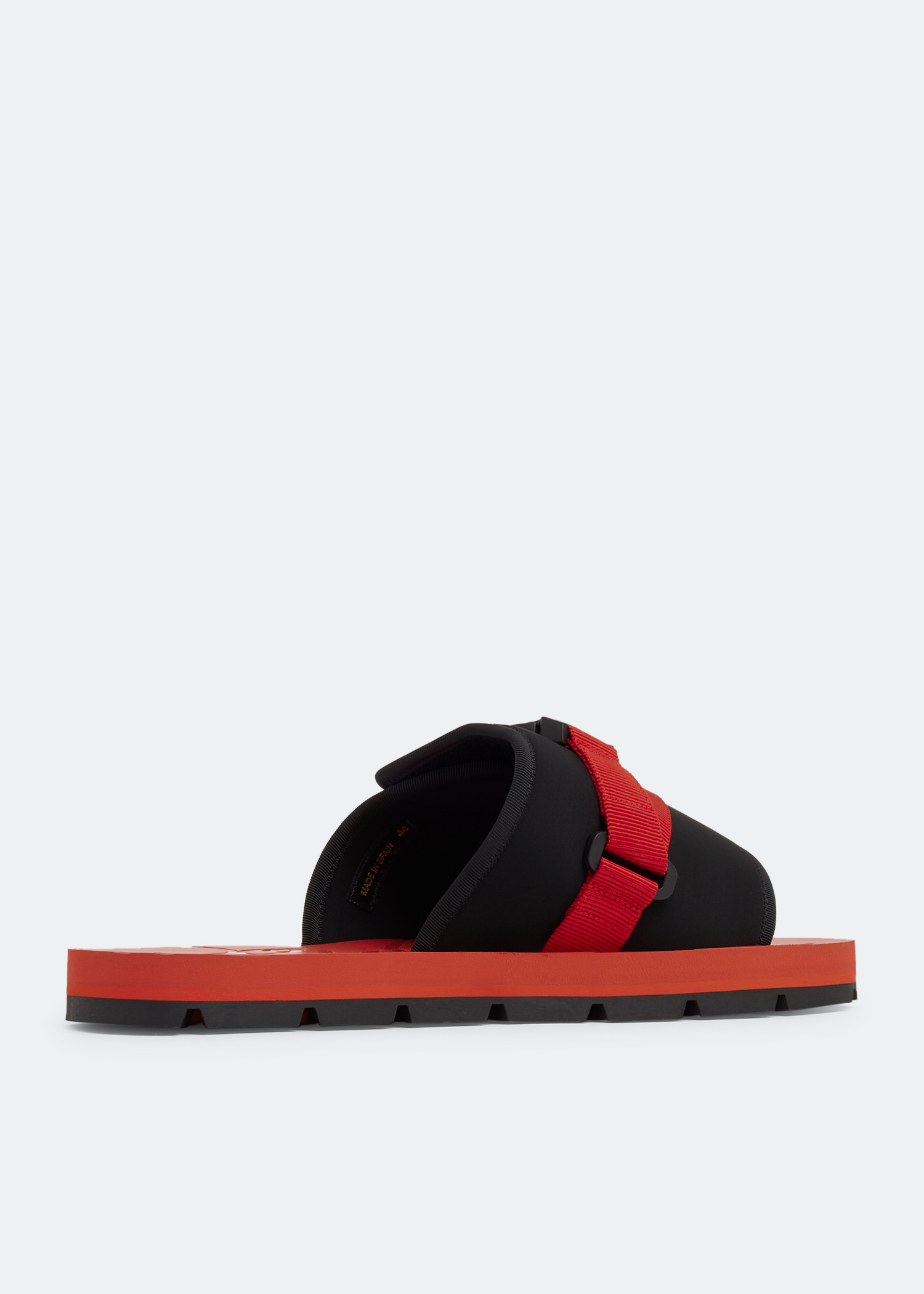 Mens hot sale red sandals