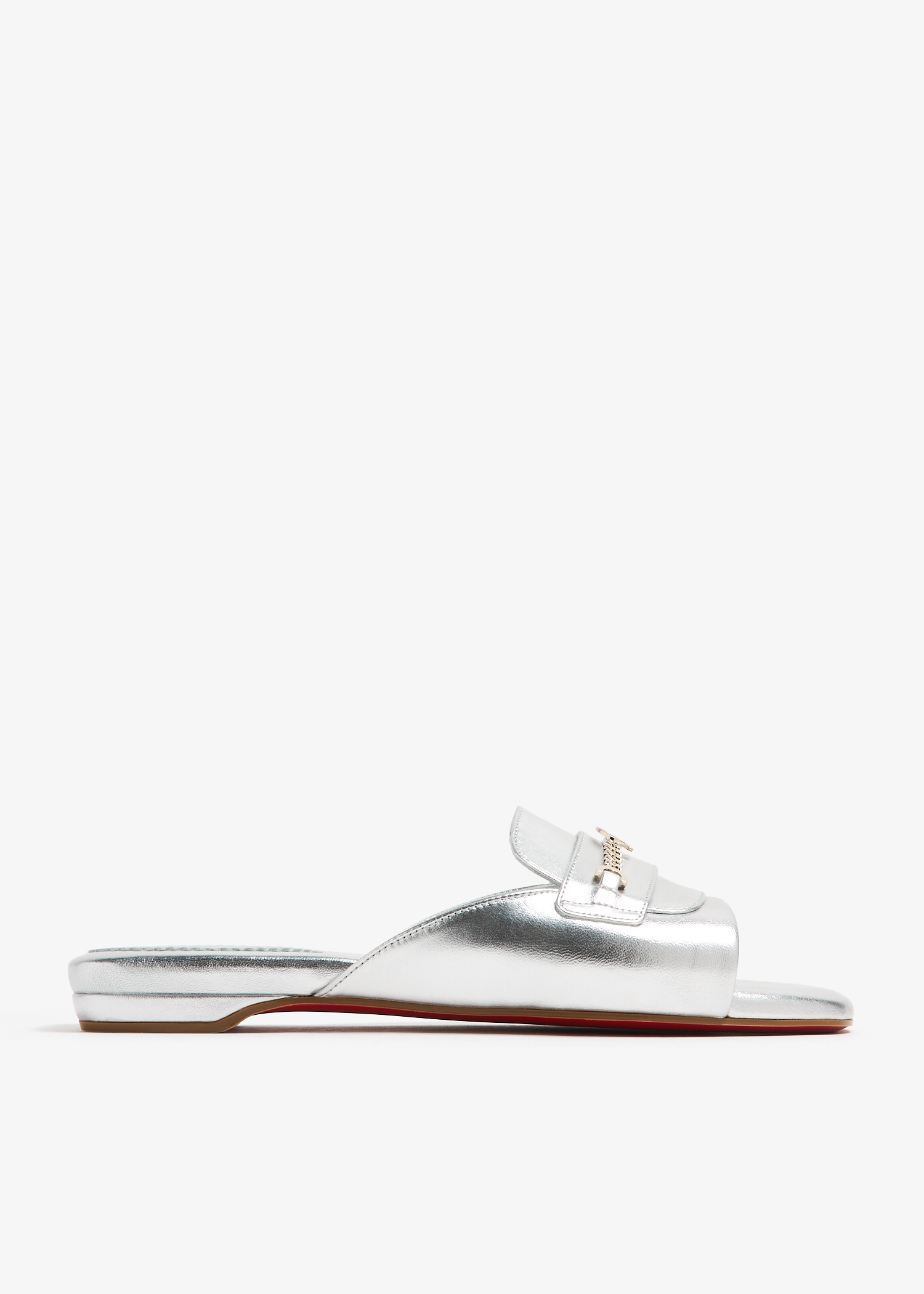 

Miss MJ mules, Silver