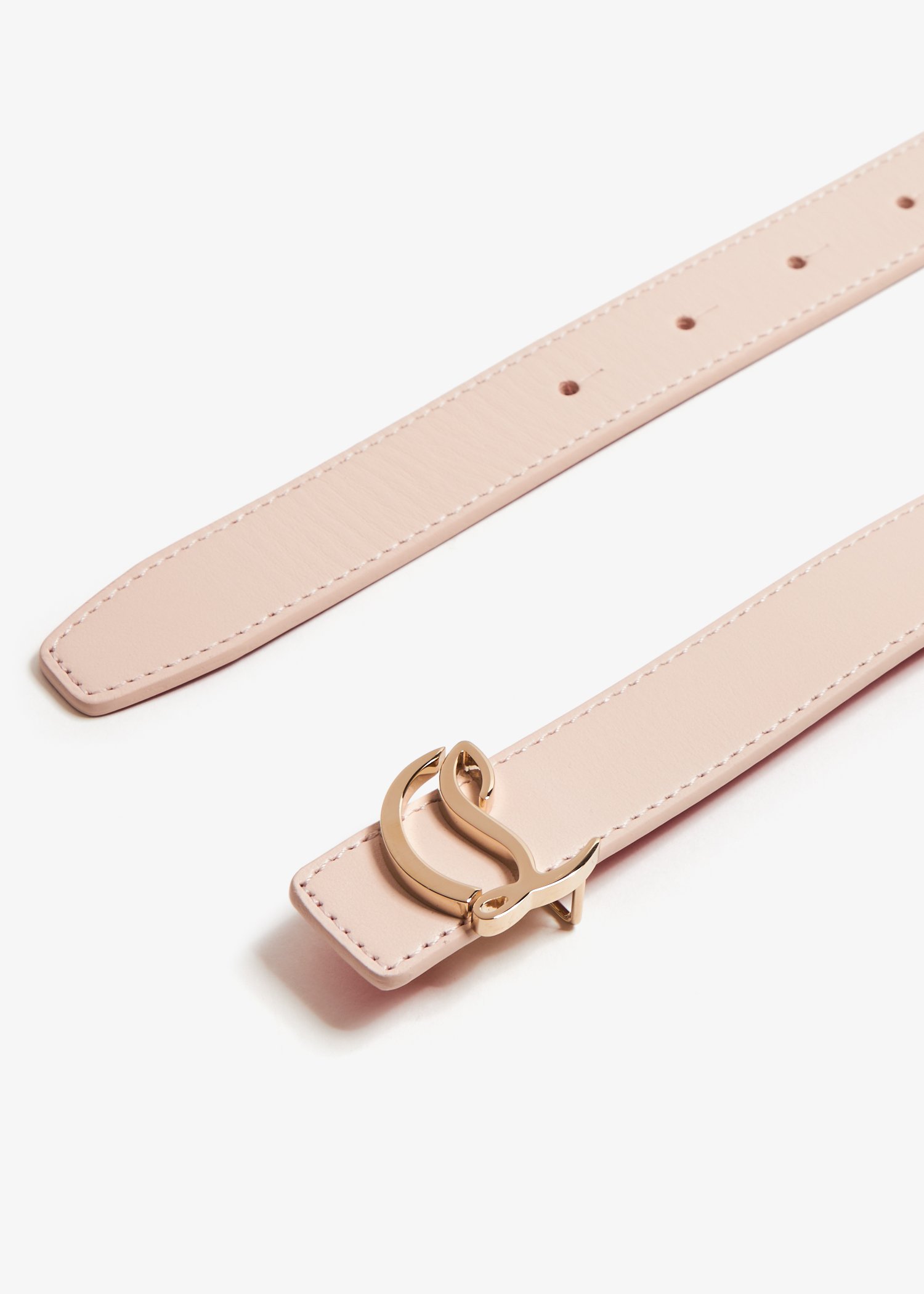 Pale pink outlet belt