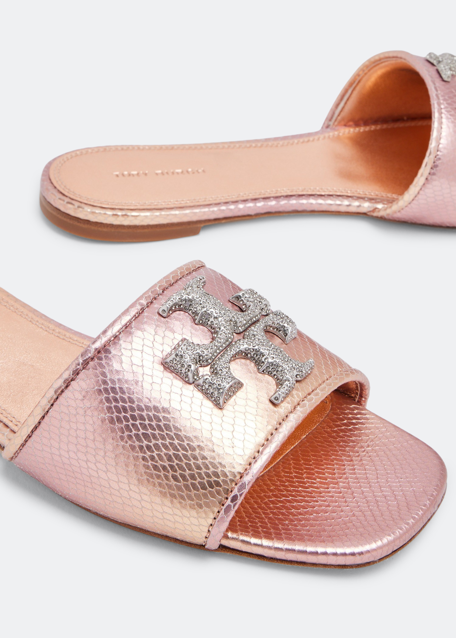 

Eleanor Pavé slides, Pink