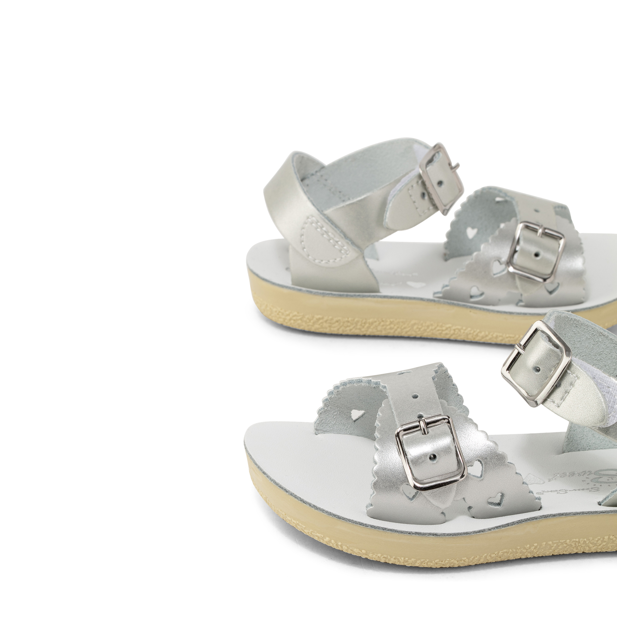 

Sweetheart sandals, Silver