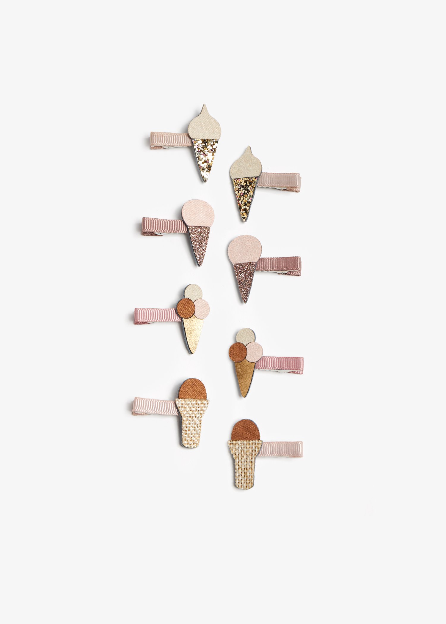 

Ice Cream mini clips, Multicolored